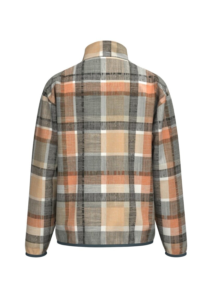 Trigema Fleecejacke »TRIGEMA Fleece Jacke im Karo Design« 1 Stk. tlg.