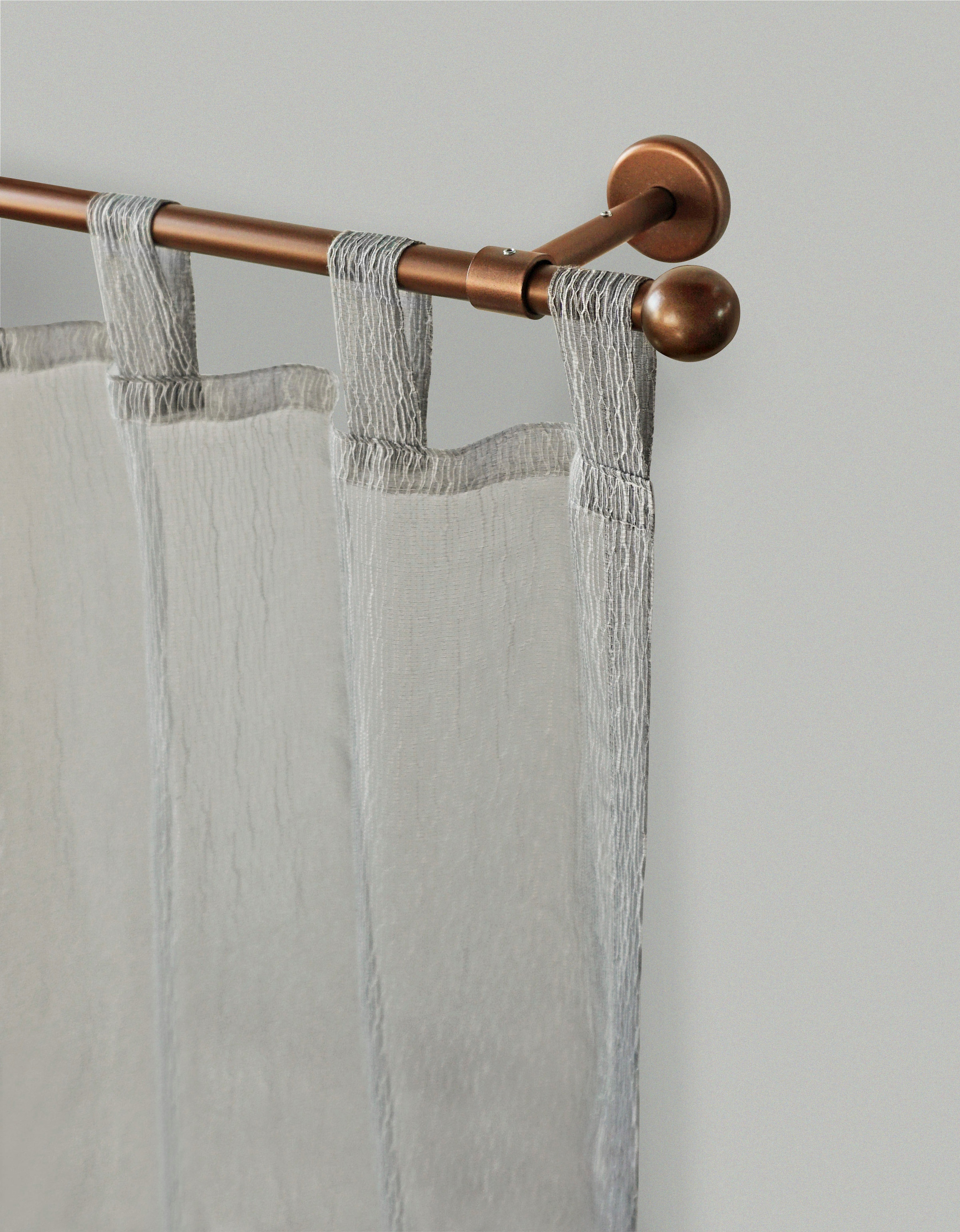 GARESA Gardinenstange "BOLTI" Ø 16 mm 1 läufig-läufig Wunschmaßlänge Vorhan günstig online kaufen