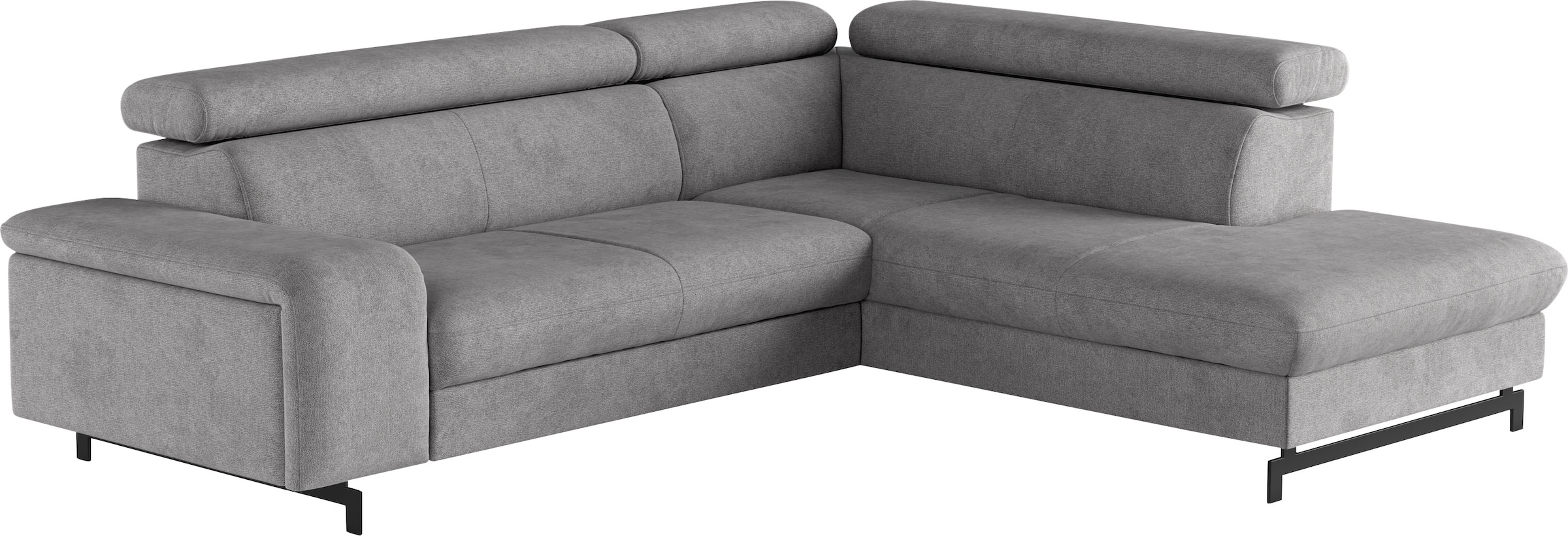 COTTA Ecksofa »Emma L-Form«, mit Kopfteilverstellung, wahlweise mit Bettfunktion & Bettkasten