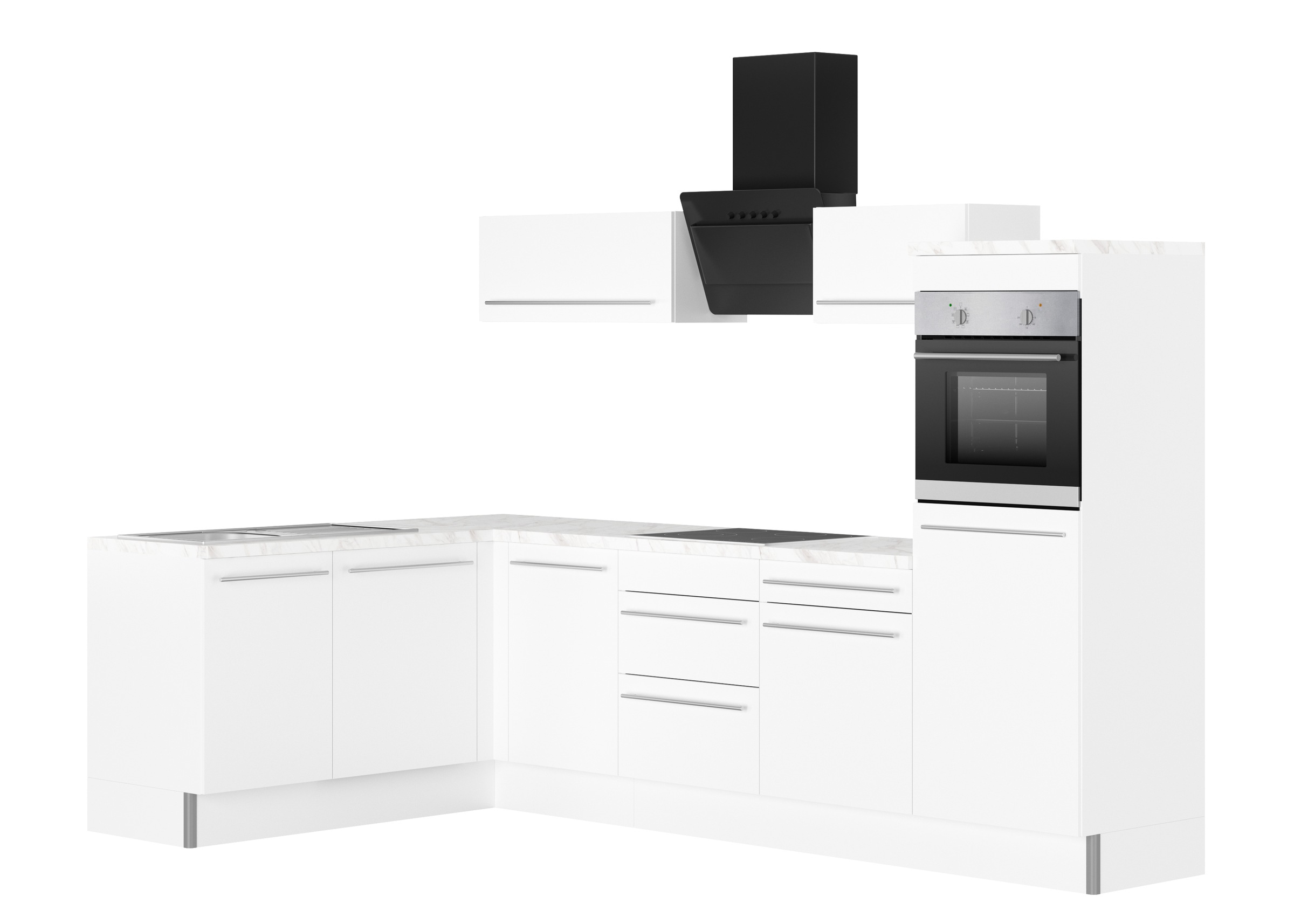 KOCHSTATION Küche "KS-Bern2", Stellmaße 295 x 175 cm, wahlweise mit E-Gerät günstig online kaufen