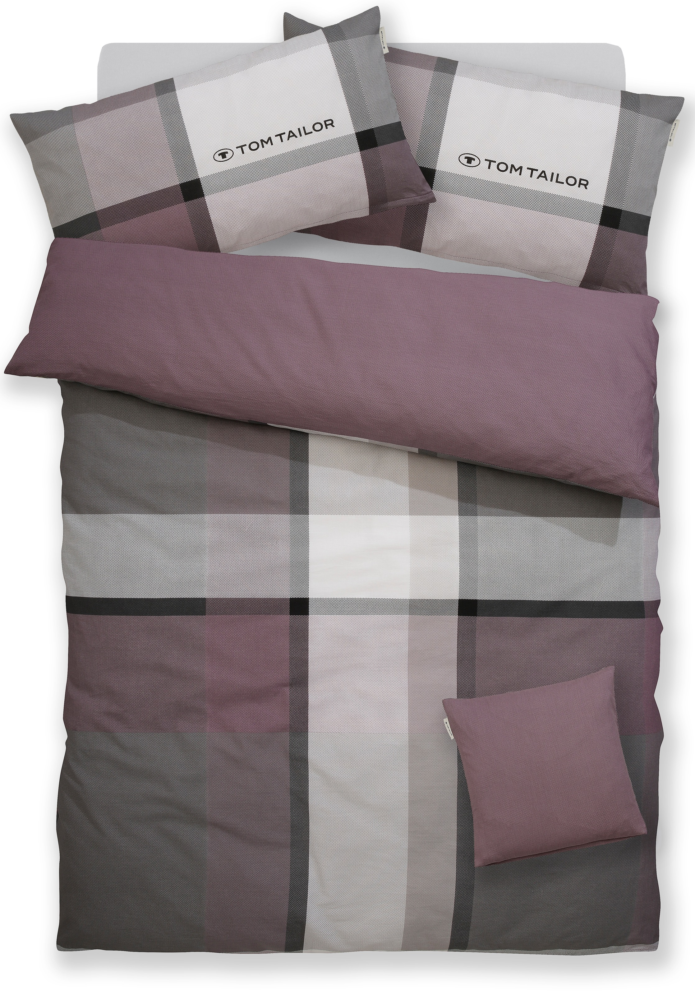 TOM TAILOR HOME Bettwäsche "Lenny in Gr. 135x200 oder 155x220 cm" 3 tlg. mi günstig online kaufen