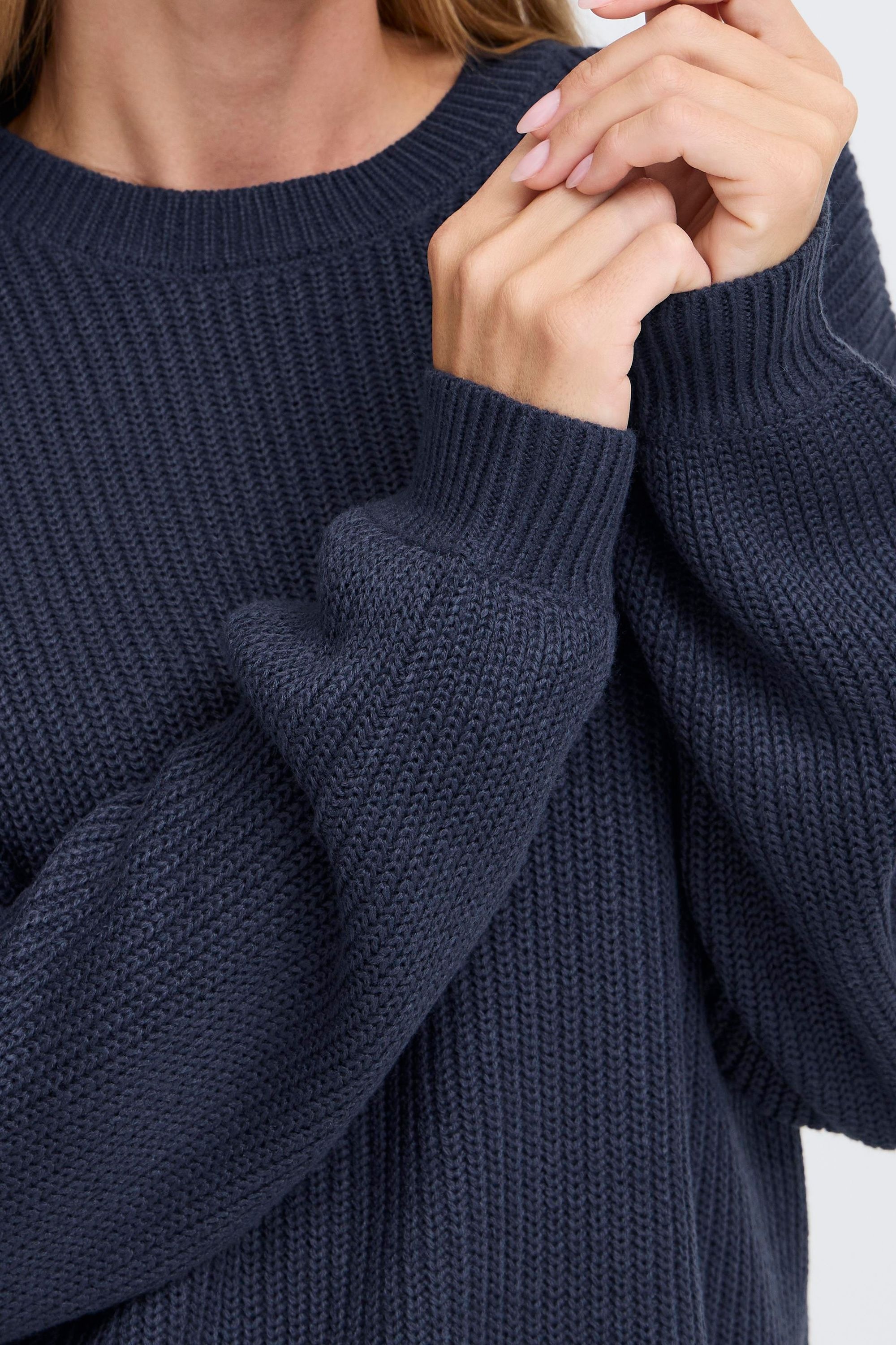 OXMO Strickfleece-Pullover »Strickpullover OXFKIMNI«