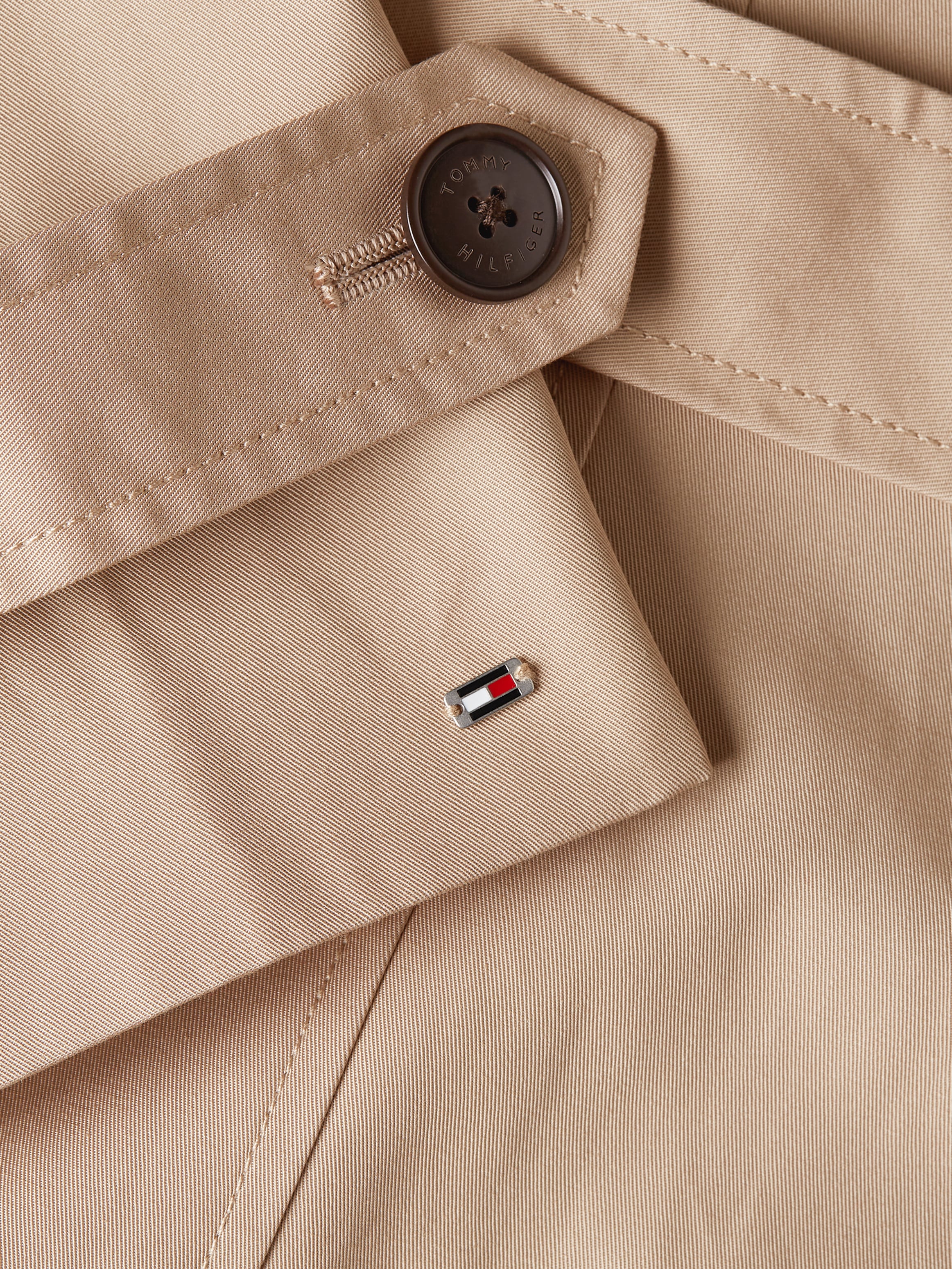 Tommy Hilfiger Trenchcoat »COTTON DB SLIM FIT TRENCH«, mit den typischen Trenchdetails