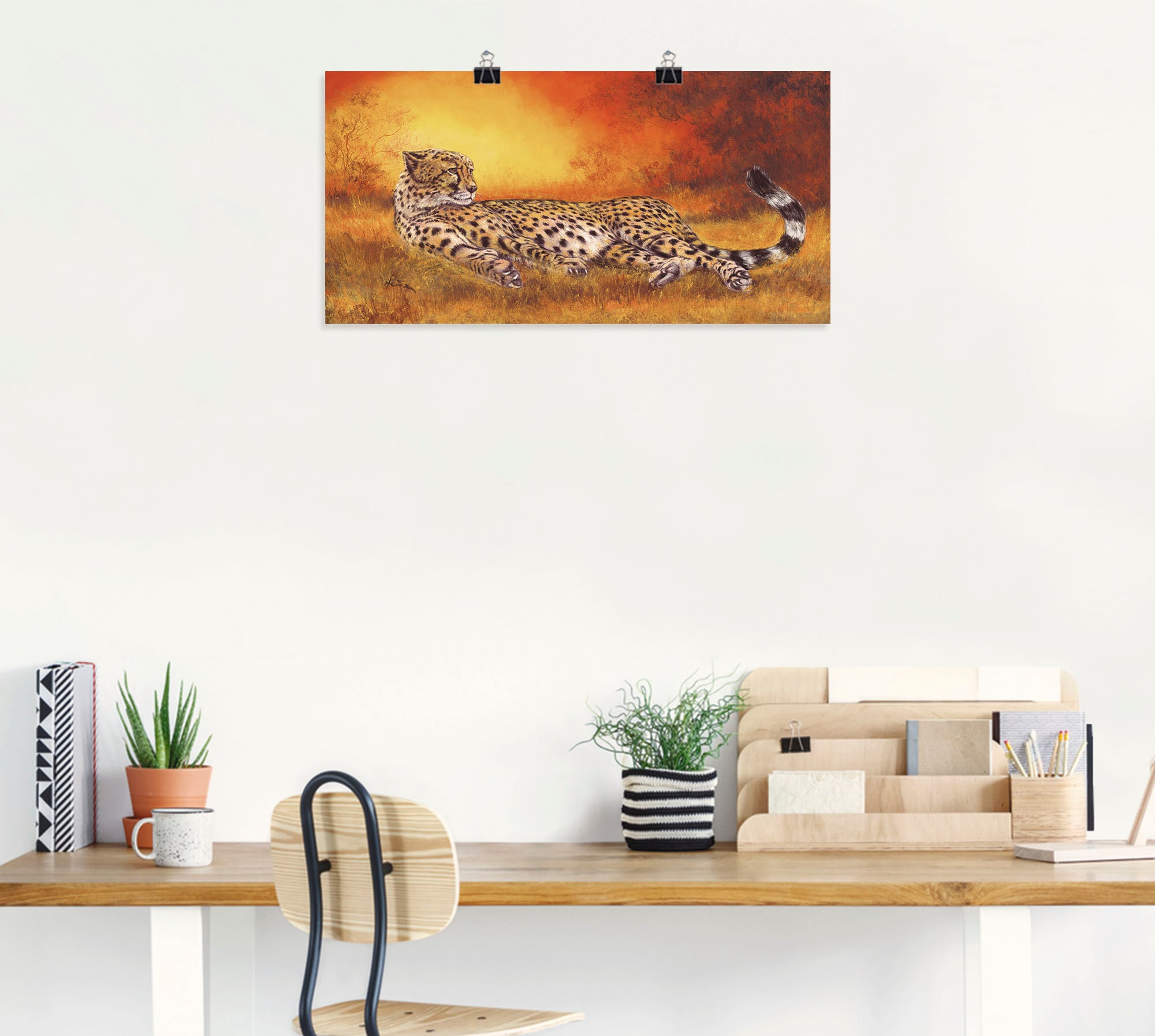 Artland Wandbild "Gepard", Geparden Bilder, (1 St.), als Alubild, Outdoorbi günstig online kaufen