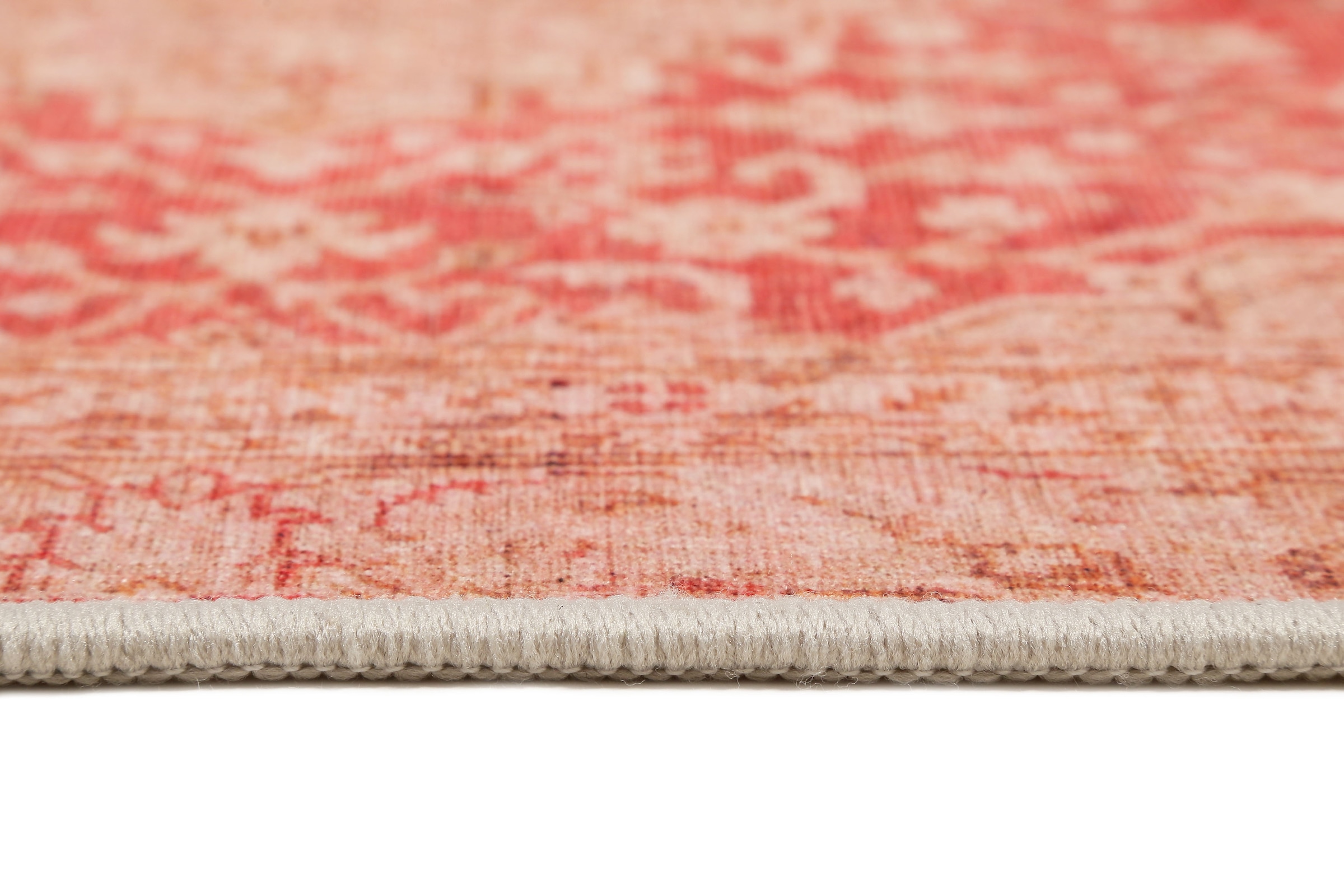 Wecon home Badematte »Polaroid« Höhe 6 mm rutschhemmend beschichtet fußbodenheizungsgeeignet | schnell trocknend Vintage Orient Stil, Badezimmerteppich, waschbar