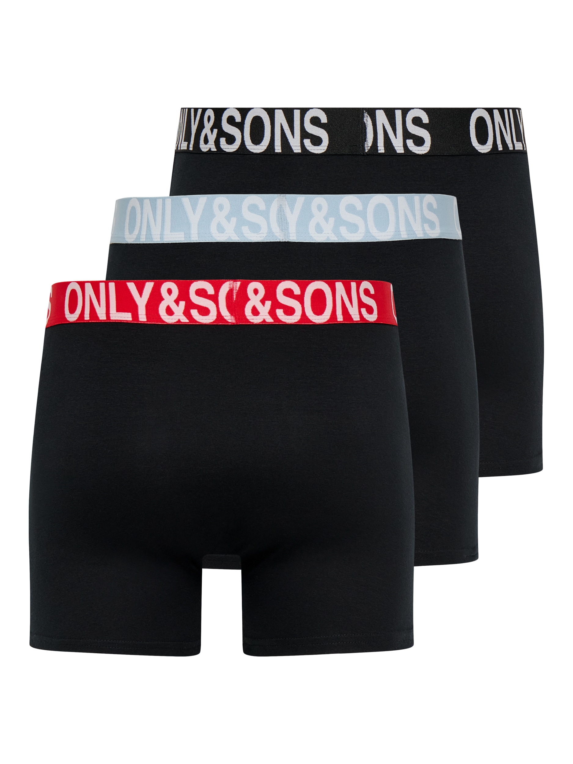 ONLY & SONS Trunk »ONSFITZ SOLID BLACK TRUNK 3PACK NOOS« Packung, 3 Stk.