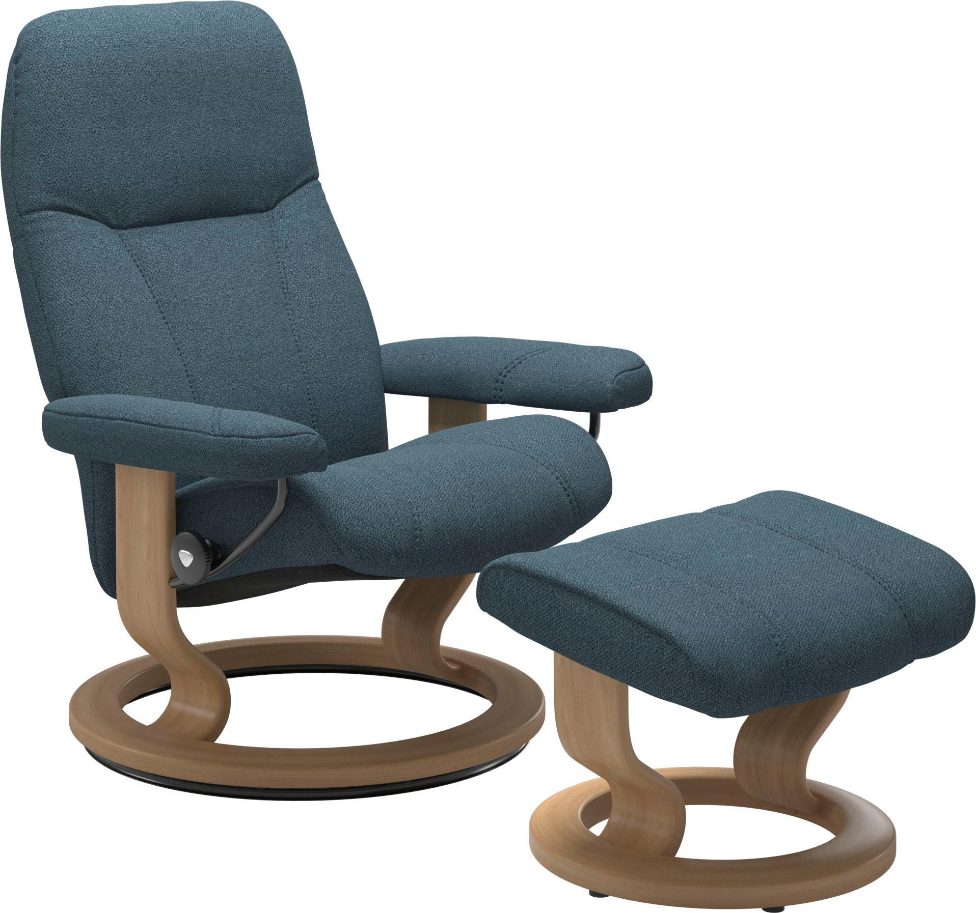 Relaxsessel »Consul«, (Set, Relaxsessel mit Hocker), mit Hocker, mit Classic Base,...