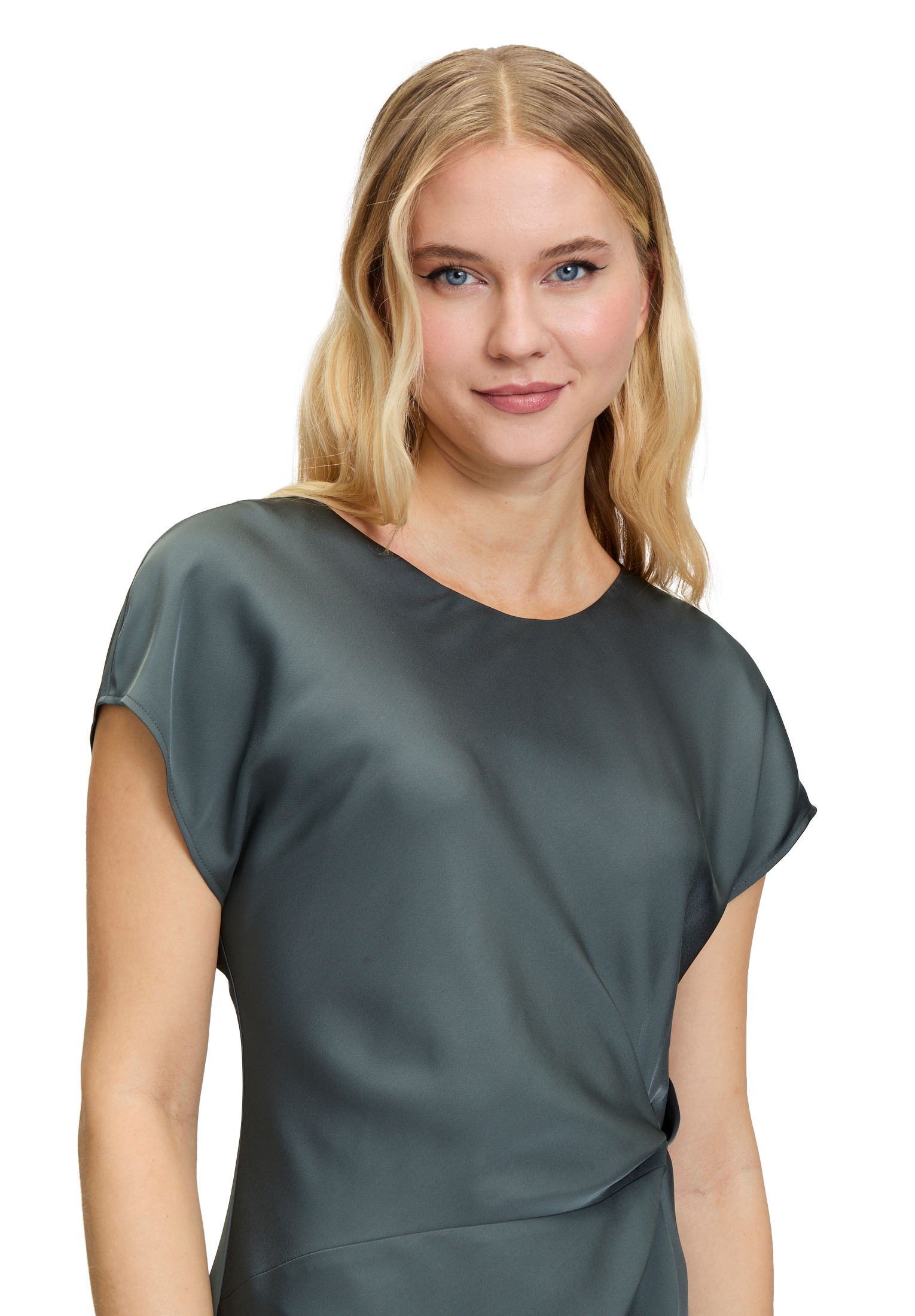 Vera Mont Abendkleid »Vera Mont Abendkleid in 7/8 Länge«, Gerafft