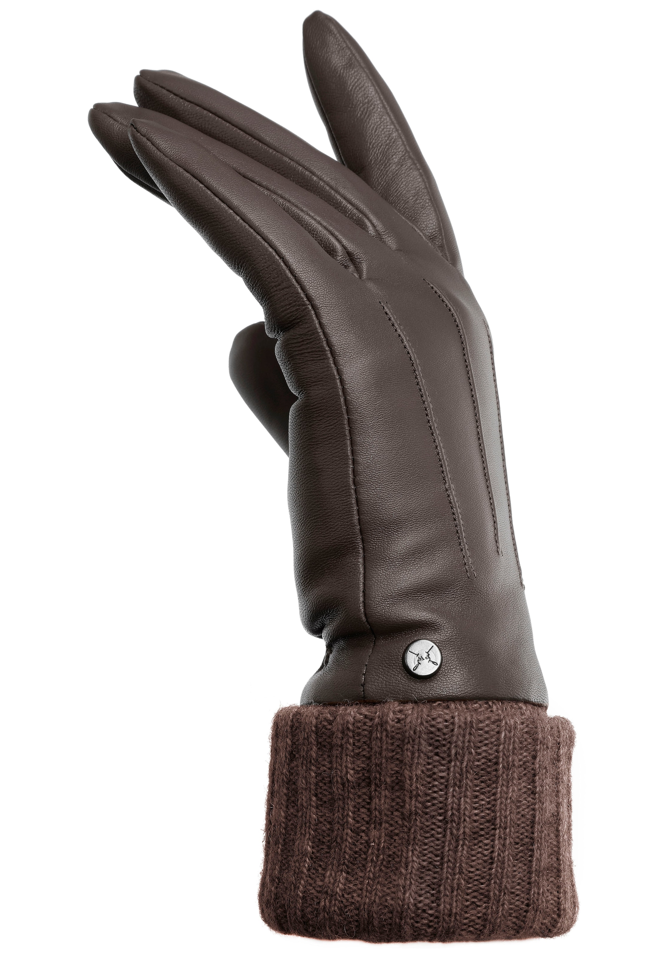 PEARLWOOD Lederhandschuhe »Lipa«, Touchscreen proofed - mit 10 Fingern bedienbar
