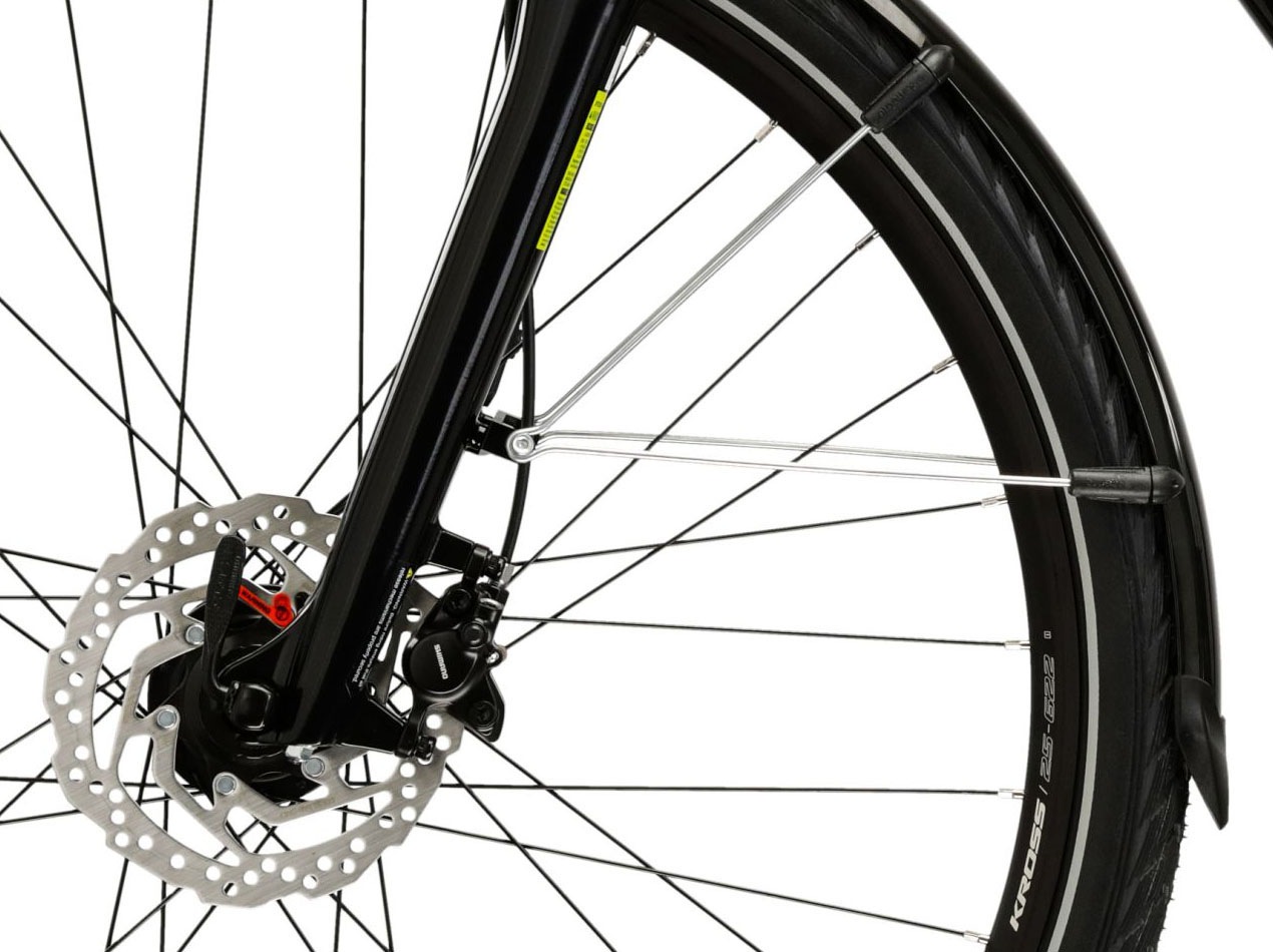 Kross Trekkingrad »Trekkingrad Trans 7.0 schwarz 20 Gänge«, 20 Gang, Shimano, CUES U6020 Schaltwerk, Kettenschaltung