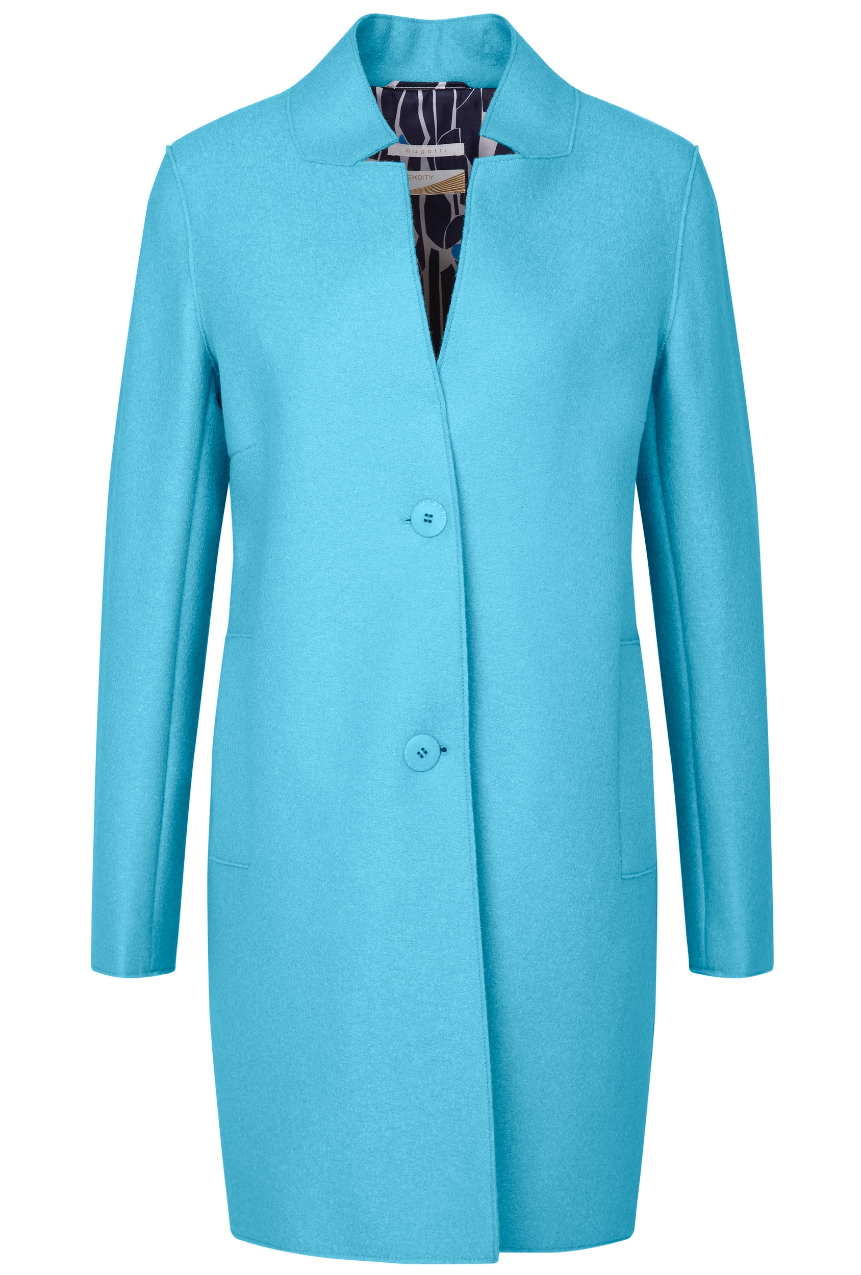 bugatti Kurzjacke ohne Kapuze aus Sommerwolle günstig online kaufen