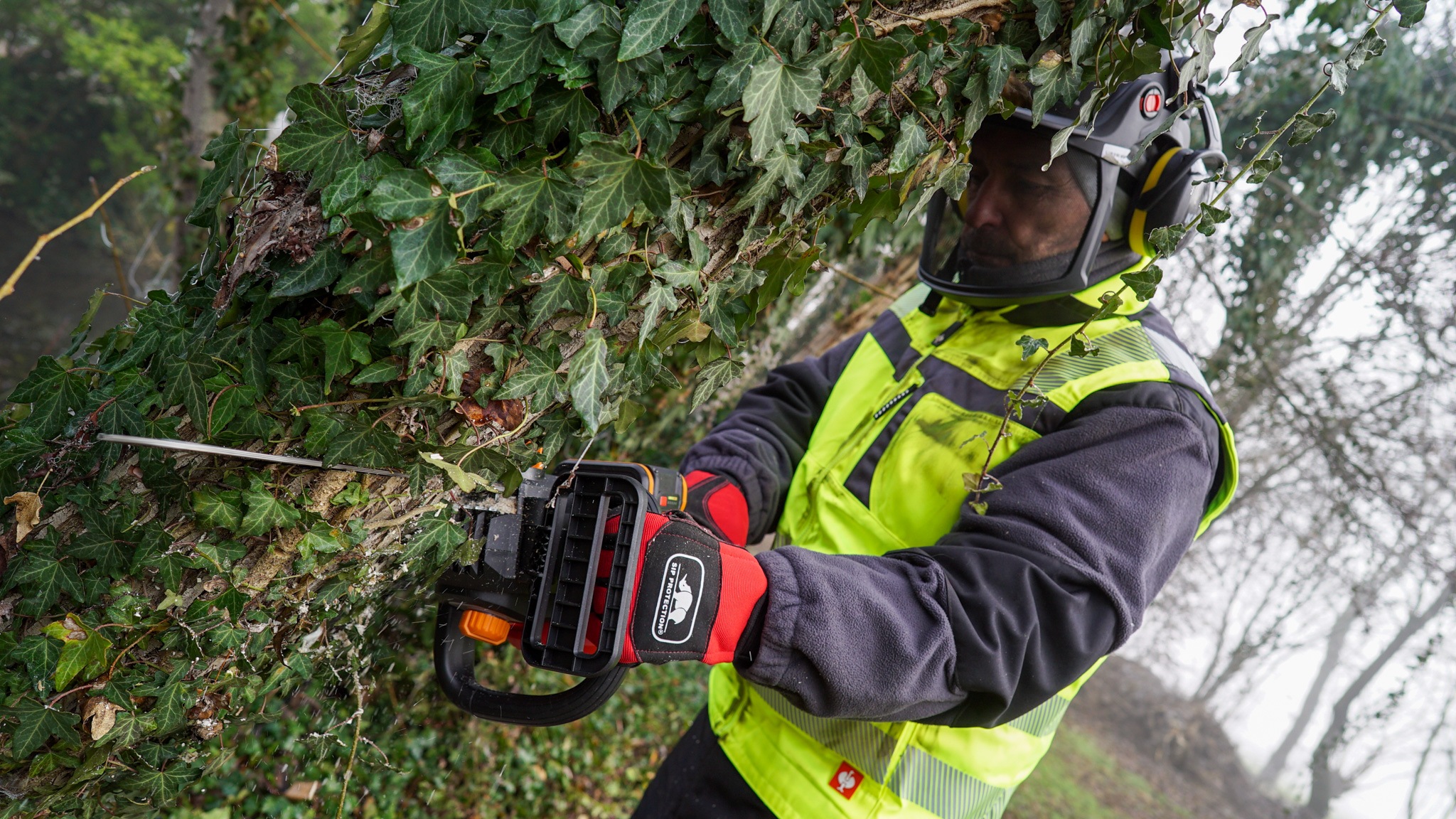 Worx Akku-Kettensäge »WG350E.9 Nitro Profi«, leistungsstarke Holzsäge, 10m/s, ohne Akku und Ladegerät