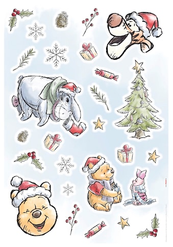 Komar Wandsticker »Winnie Pooh Christmas« 50...