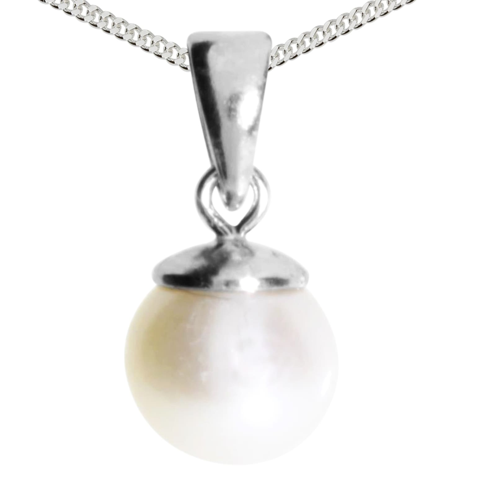 OSTSEE-SCHMUCK Ingrid 6 Necklace Set Silver 925 White Pearl 45cm