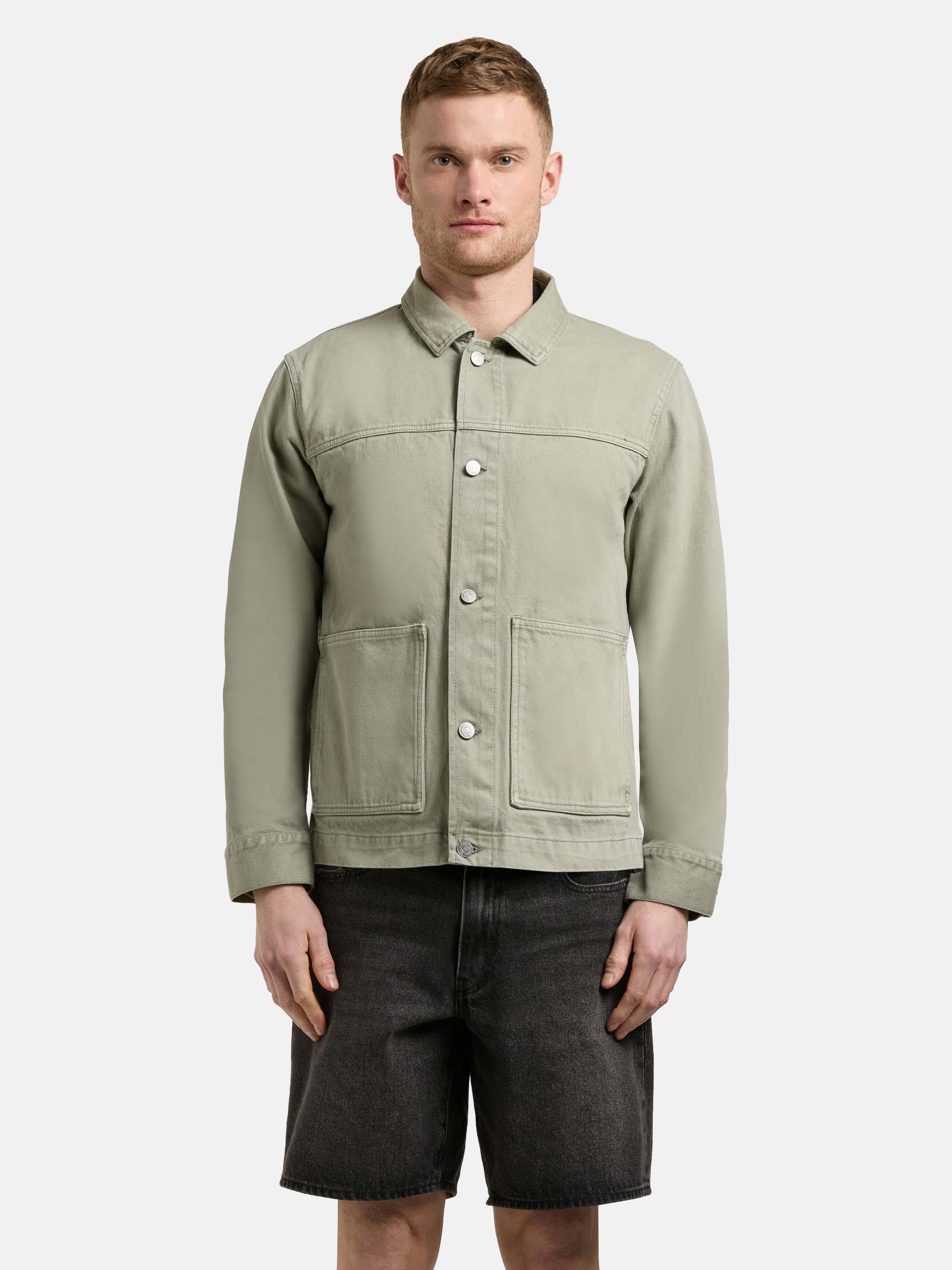 khujo Jeansjacke "Barto" ohne Kapuze Modische Jacke in Jeans-Optik