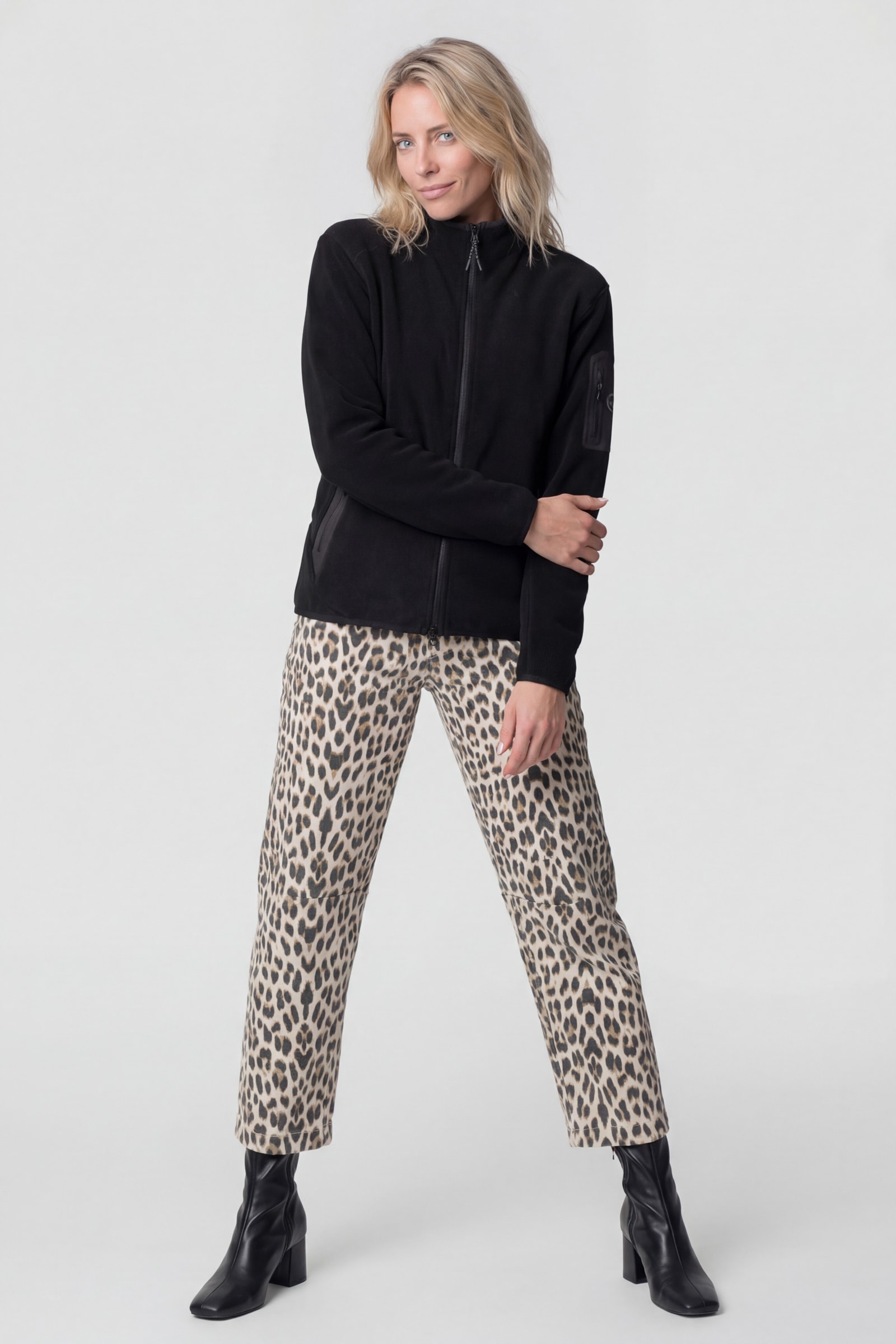 Alife & Kickin Fleecejacke »Damen SagaAK F Fleecejacke, Jacke« mit Rei§verschlusstasche am €rmel und Stehkragen