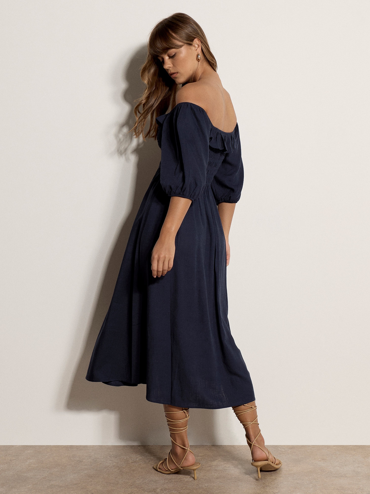 Apricot Maxikleid »Maxikleid« Gerafft
