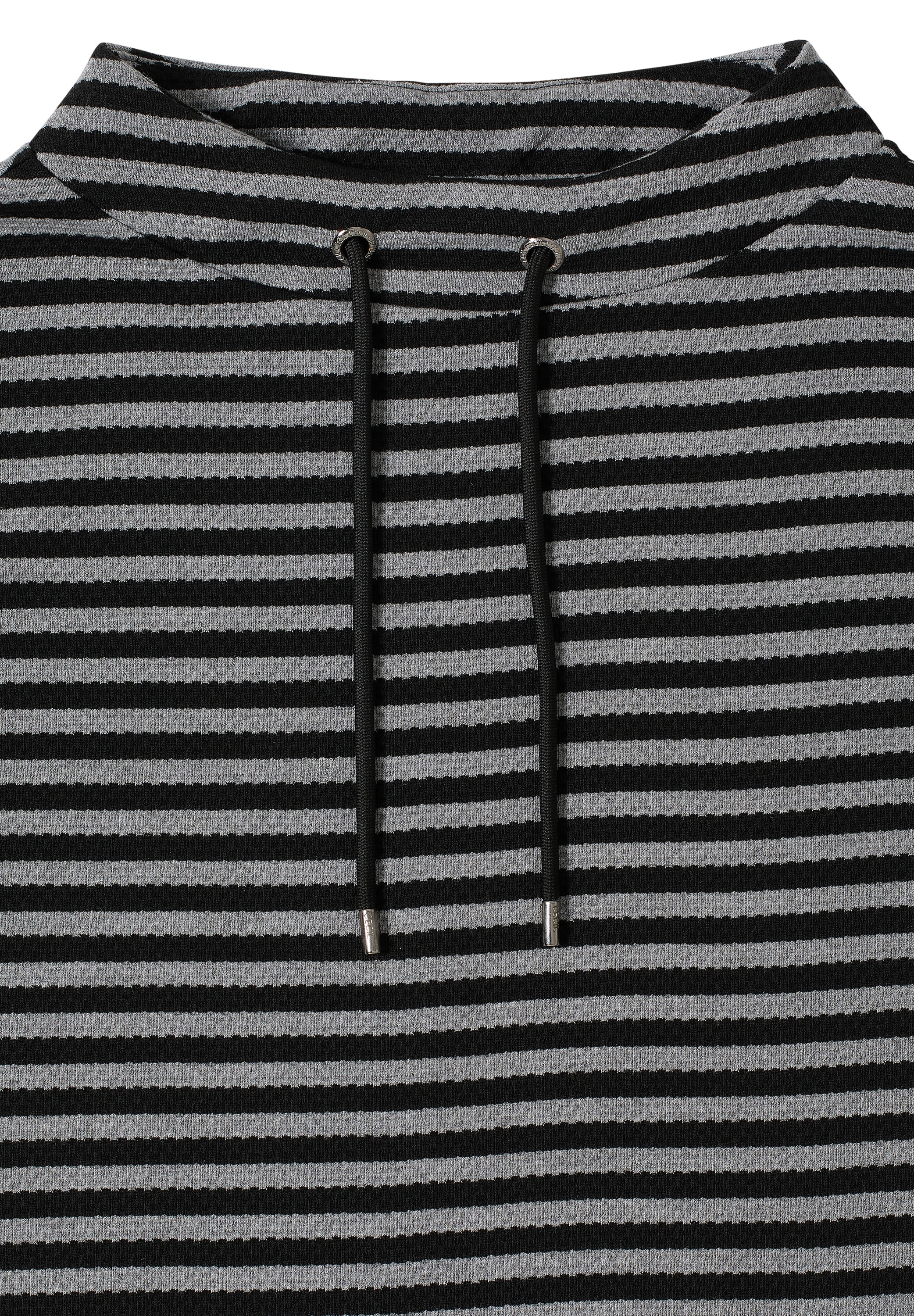 Cecil Langarmshirt mit Tunnelzugband am Kragen