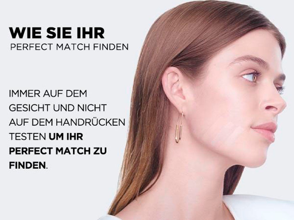 L'ORÉAL PARIS Foundation »Perfect Match Make-Up«, mit langanhaltender Formel