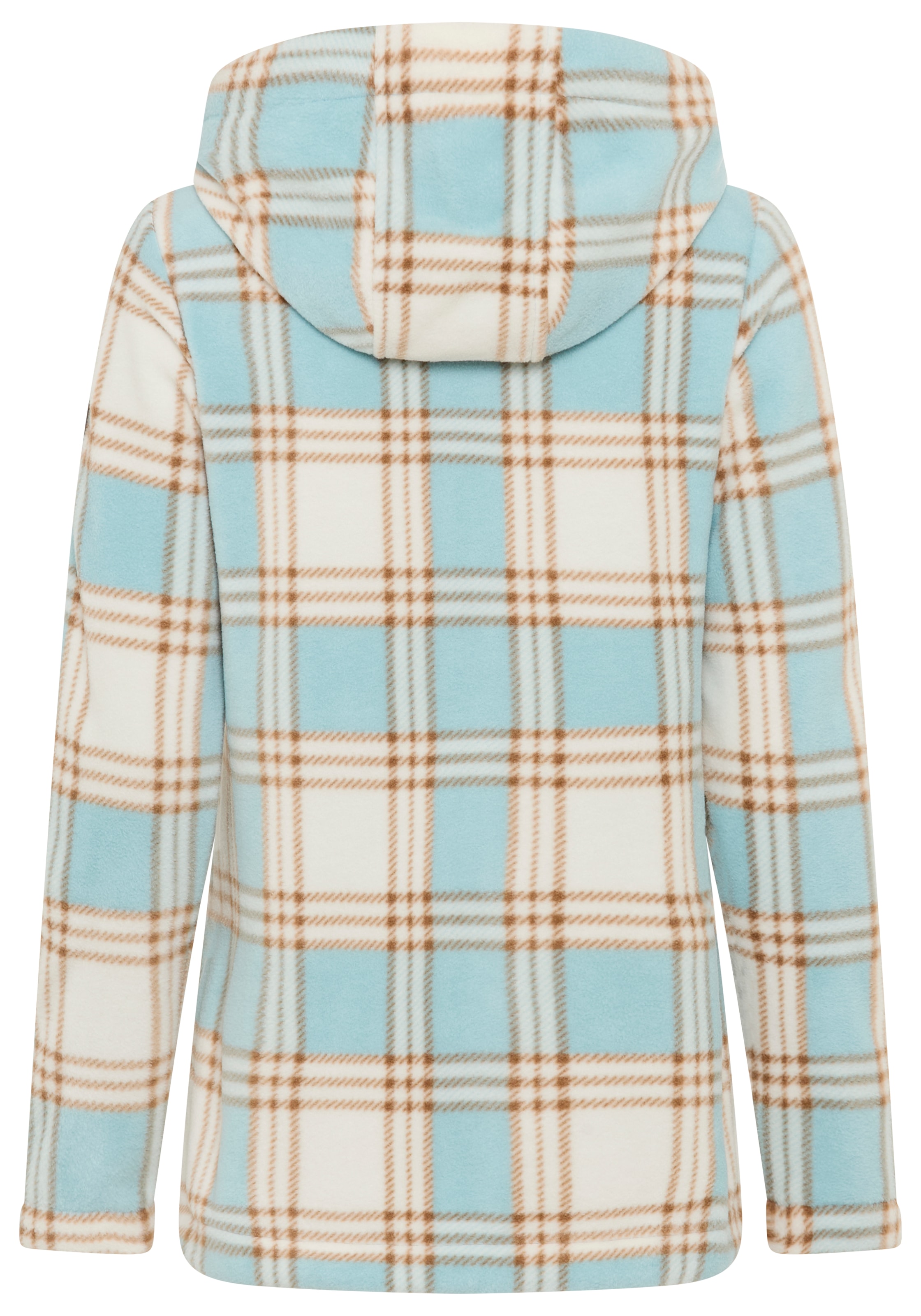 KangaROOS Fleecejacke, mit Kapuze, weite Passform