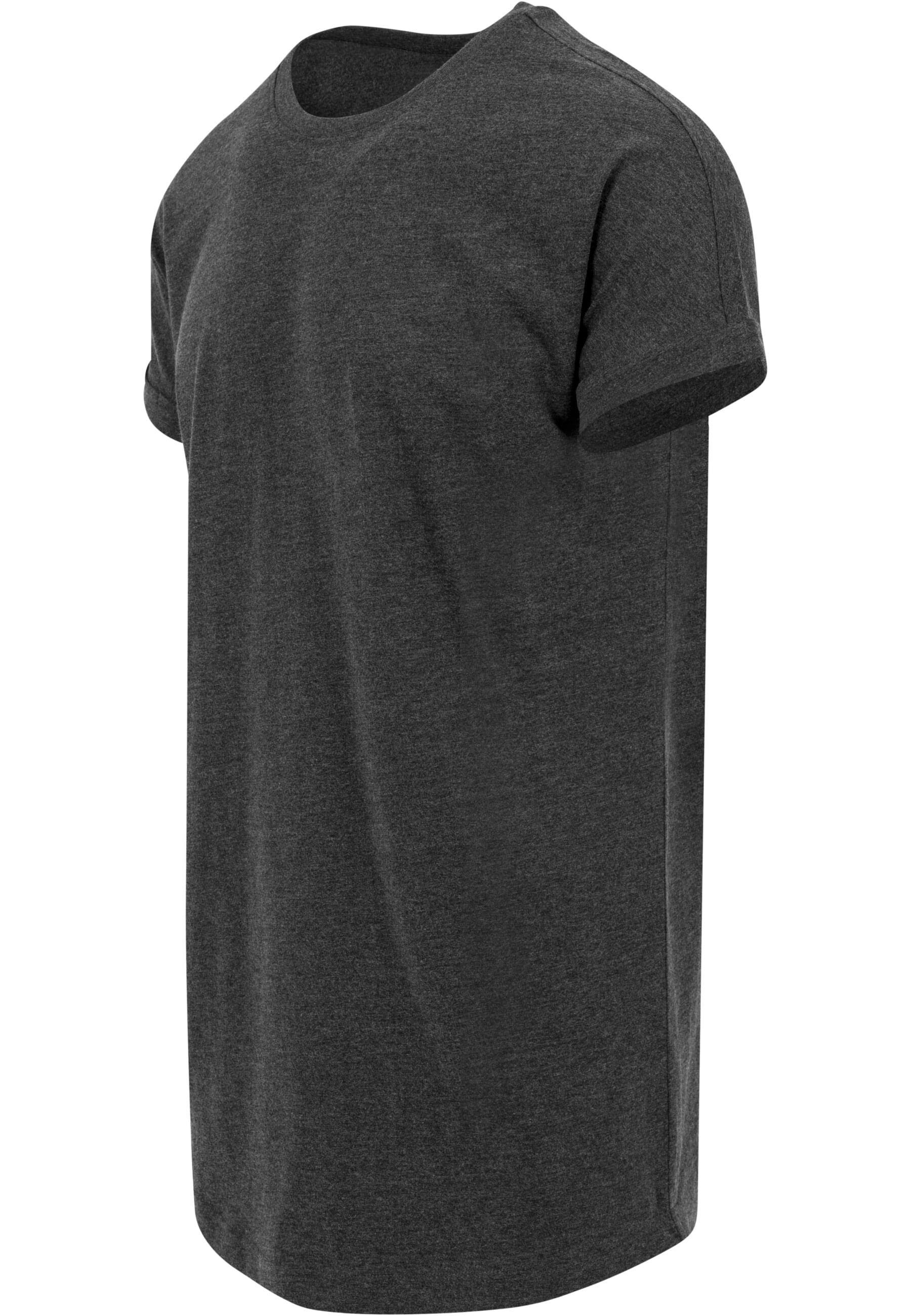 URBAN CLASSICS T-Shirt »Urban Classics Herren Long Shaped Turnup Tee«, (1 tlg.)