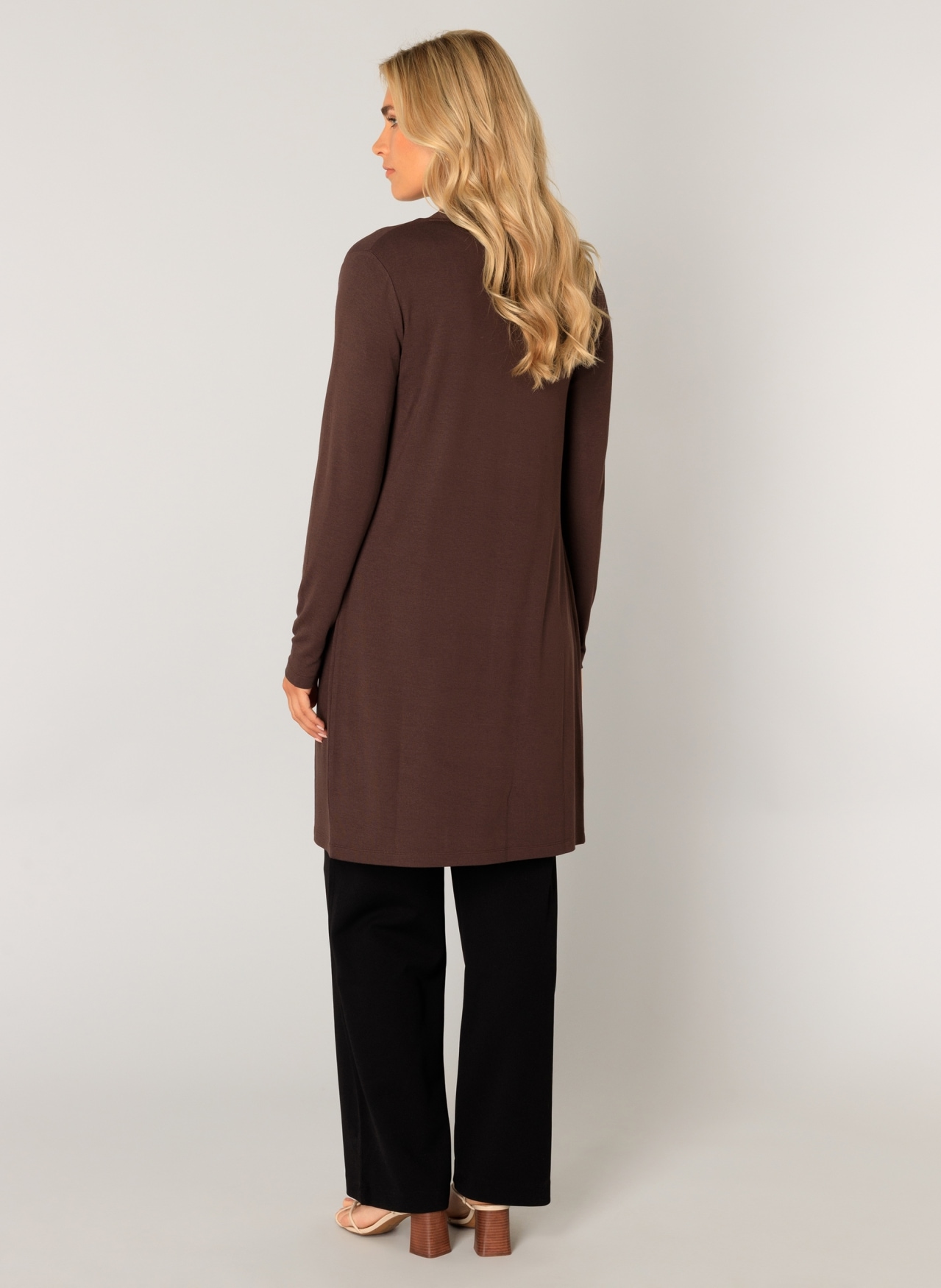 Base Level Longstrickjacke »Yayla Long«, ohne Verschluss