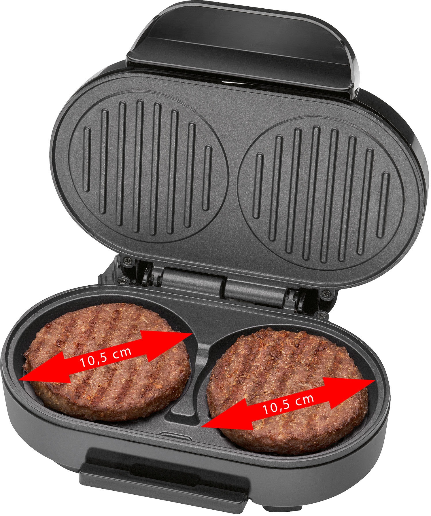 CLATRONIC Kontaktgrill »HBM 3696«, 1000 W