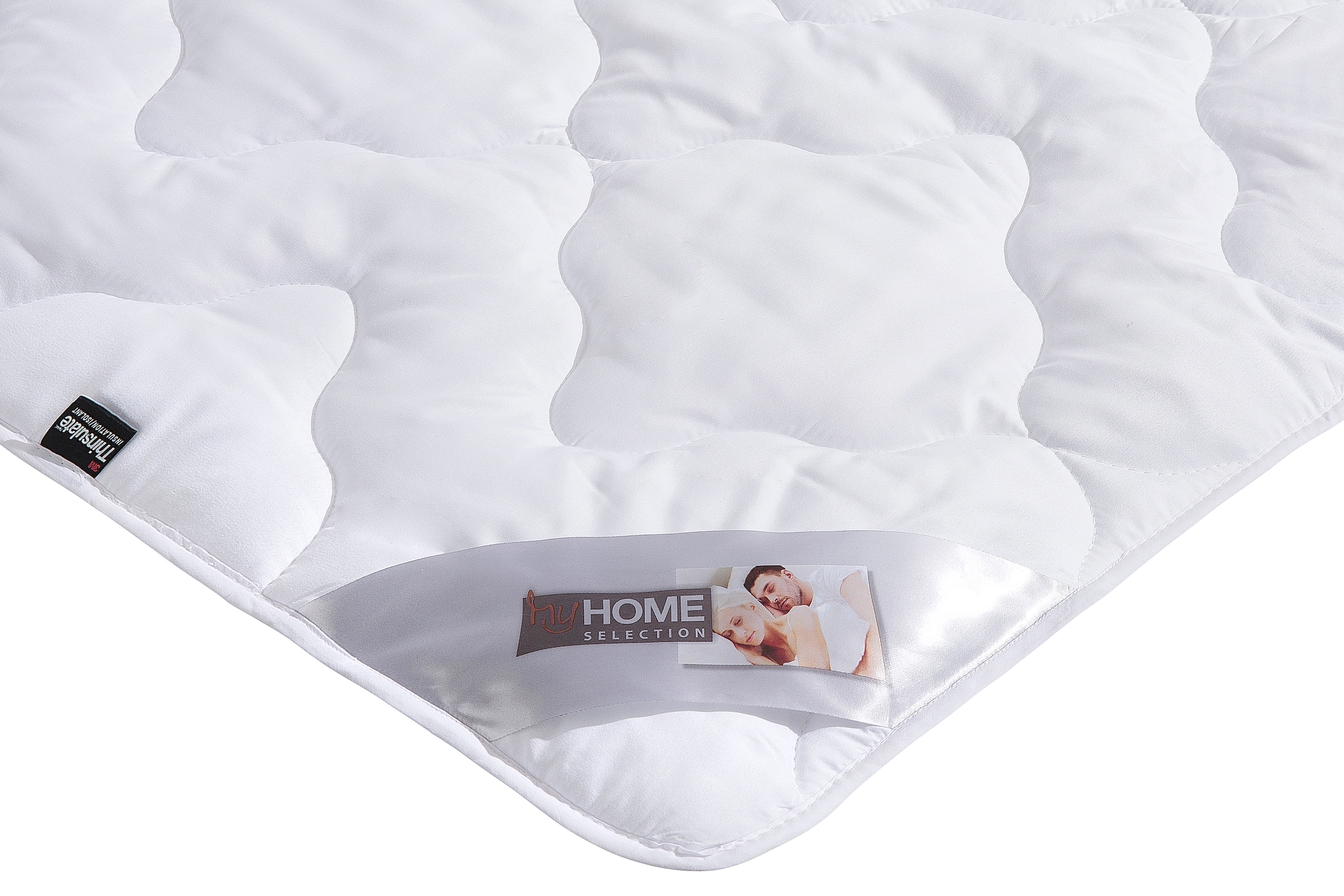 my home Microfaserbettdecke »Aspen, Bettdecke 135x200 cm und 155x220 cm«, warm, Füllung Polyester (Thinsulatefaser), Bezug 100% Polyester, (1 St.), Bettdecken Winter, Decke made in Germany