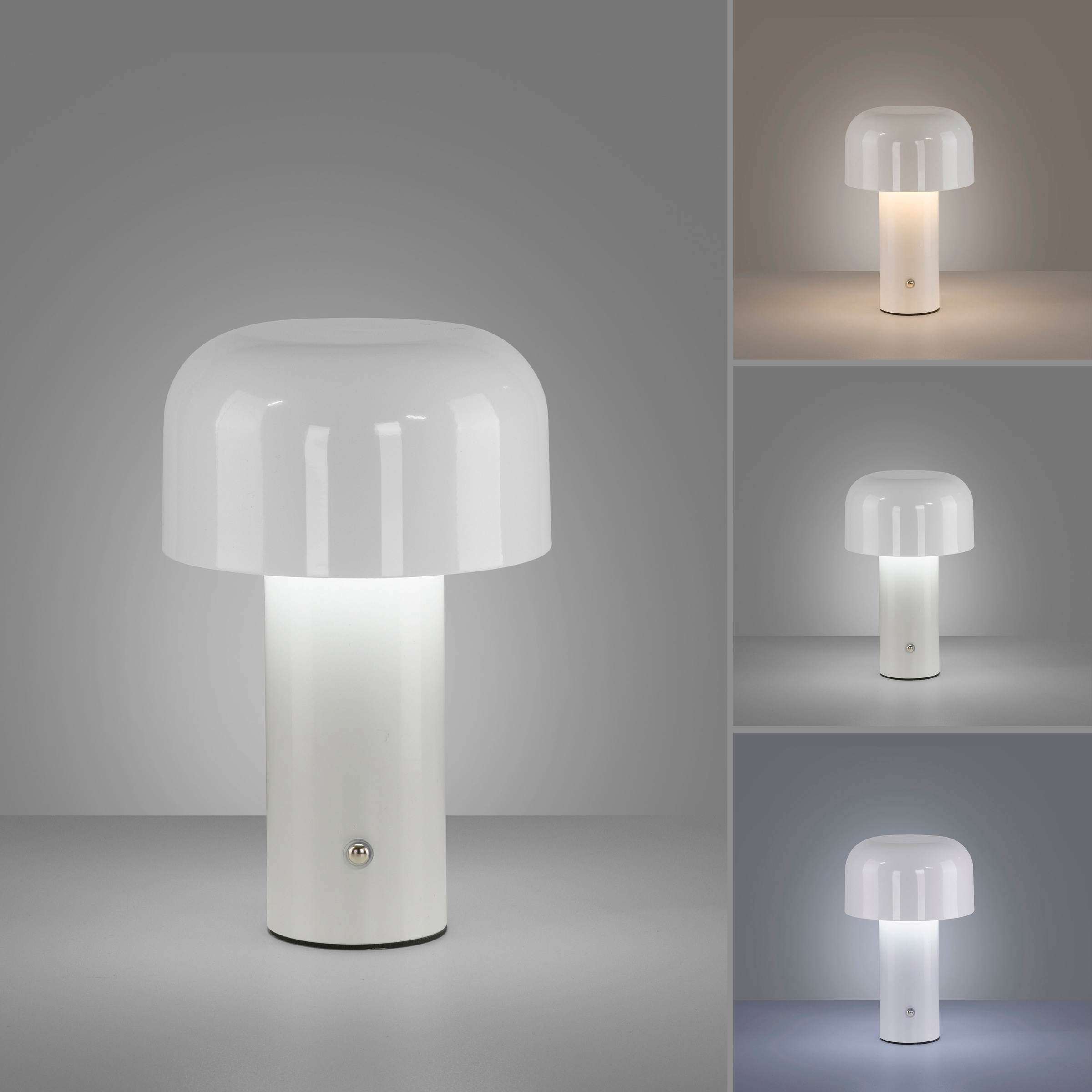 JUST LIGHT Tischleuchte »AGNES«, 1 flammig, Leuchtmittel LED-Modul | LED fest integriert, Akkuleuchte