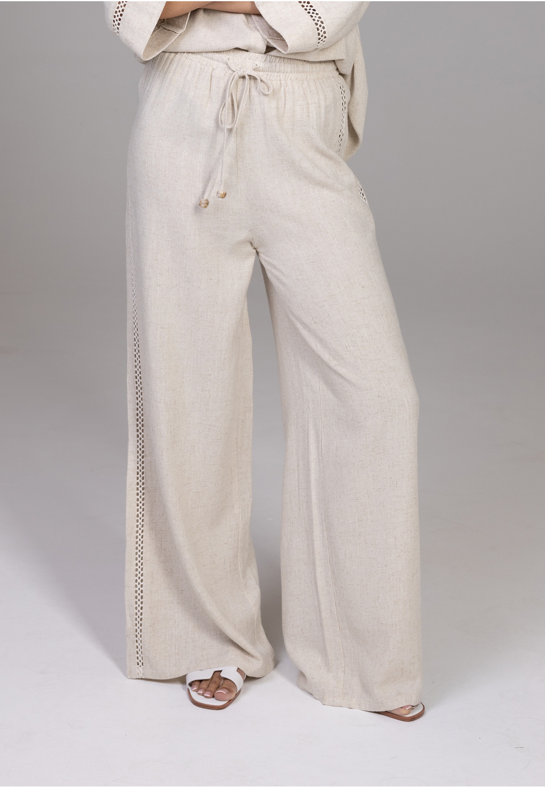 ESTELOU Trainingshose »ESTELOU Linen Patter Pants«