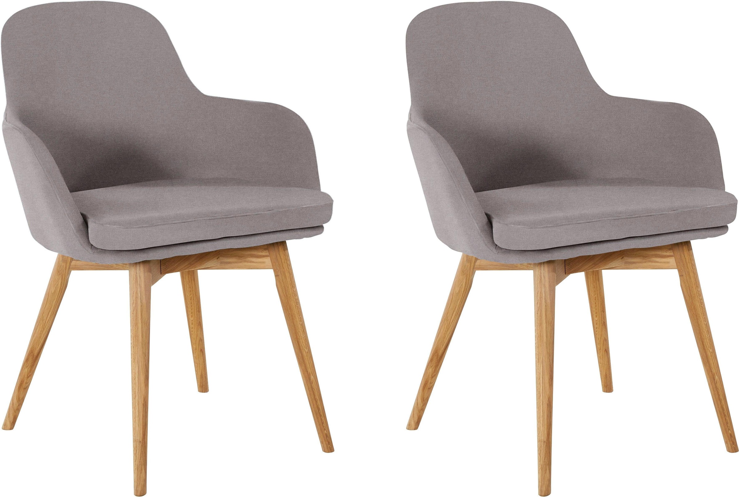 OTTO home Armlehnstuhl "Livry" (Set) 2 Stk.Polsterstuhl, Schalenstuhl günstig online kaufen