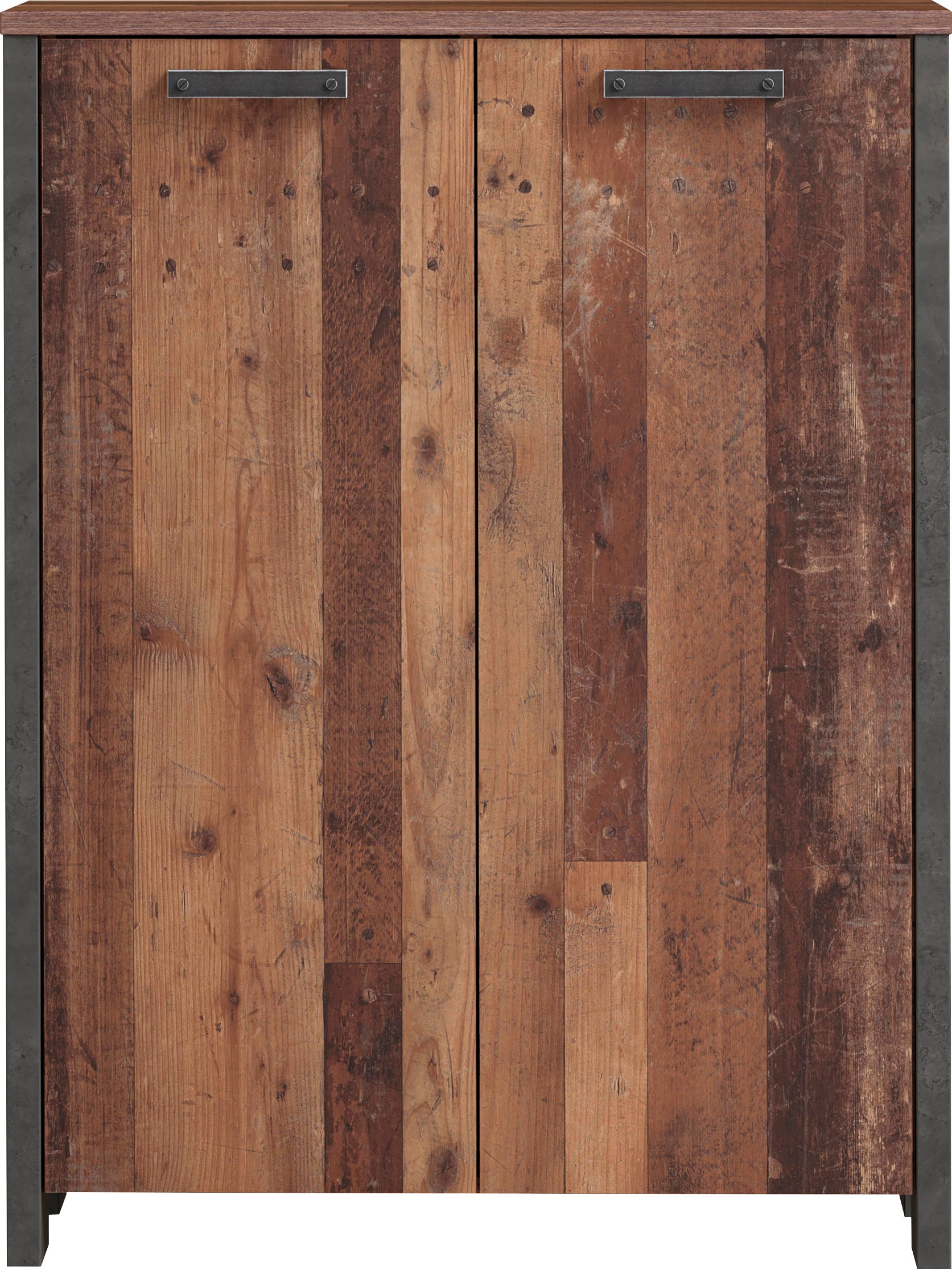 FORTE Kommode »Clif«, Aktenschrank im Industriestil, Breite 86 cm x Höhe 115 cm