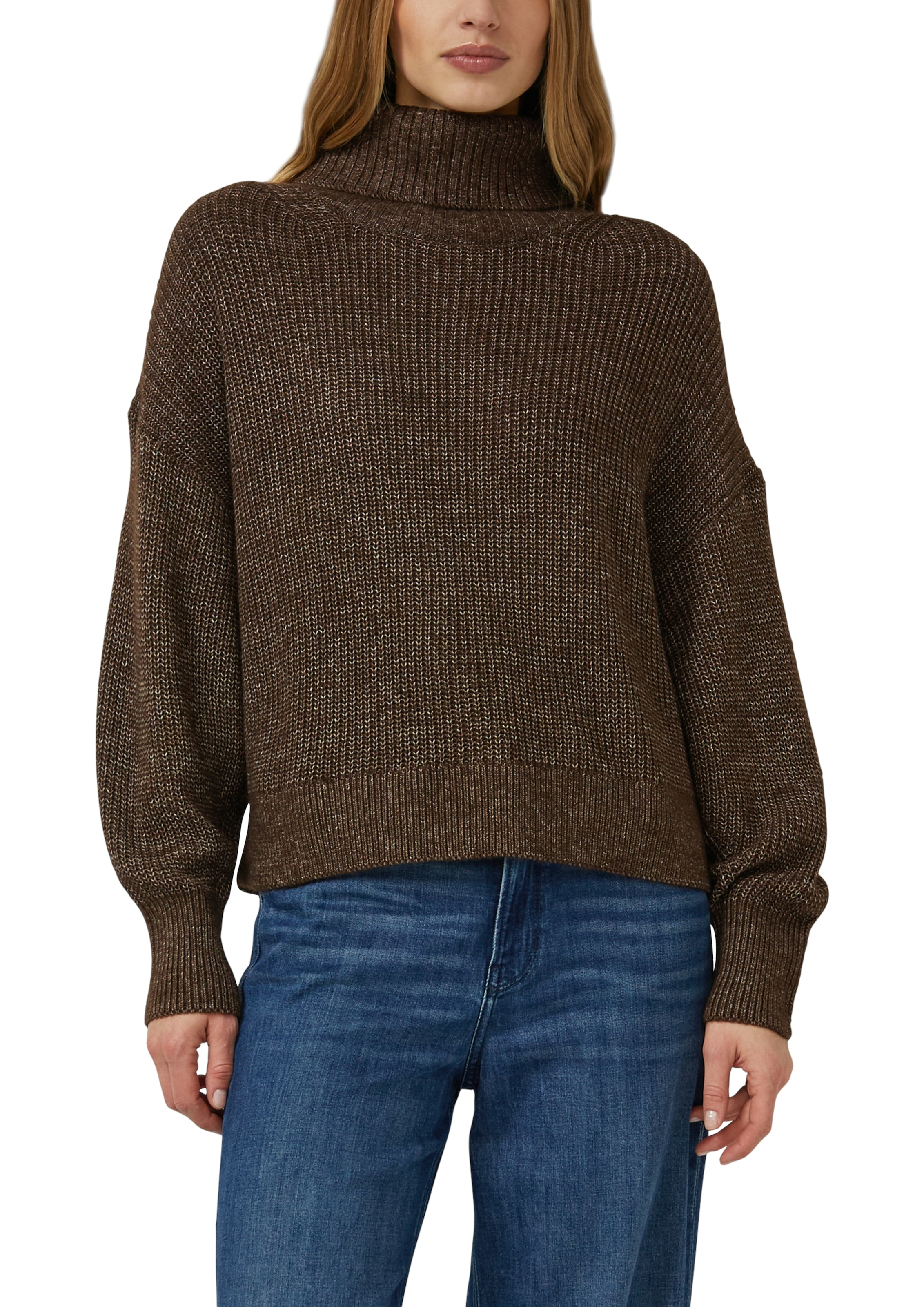 s.Oliver Strickpullover Oversize, mit weiten Ärmeln und Rollkragen