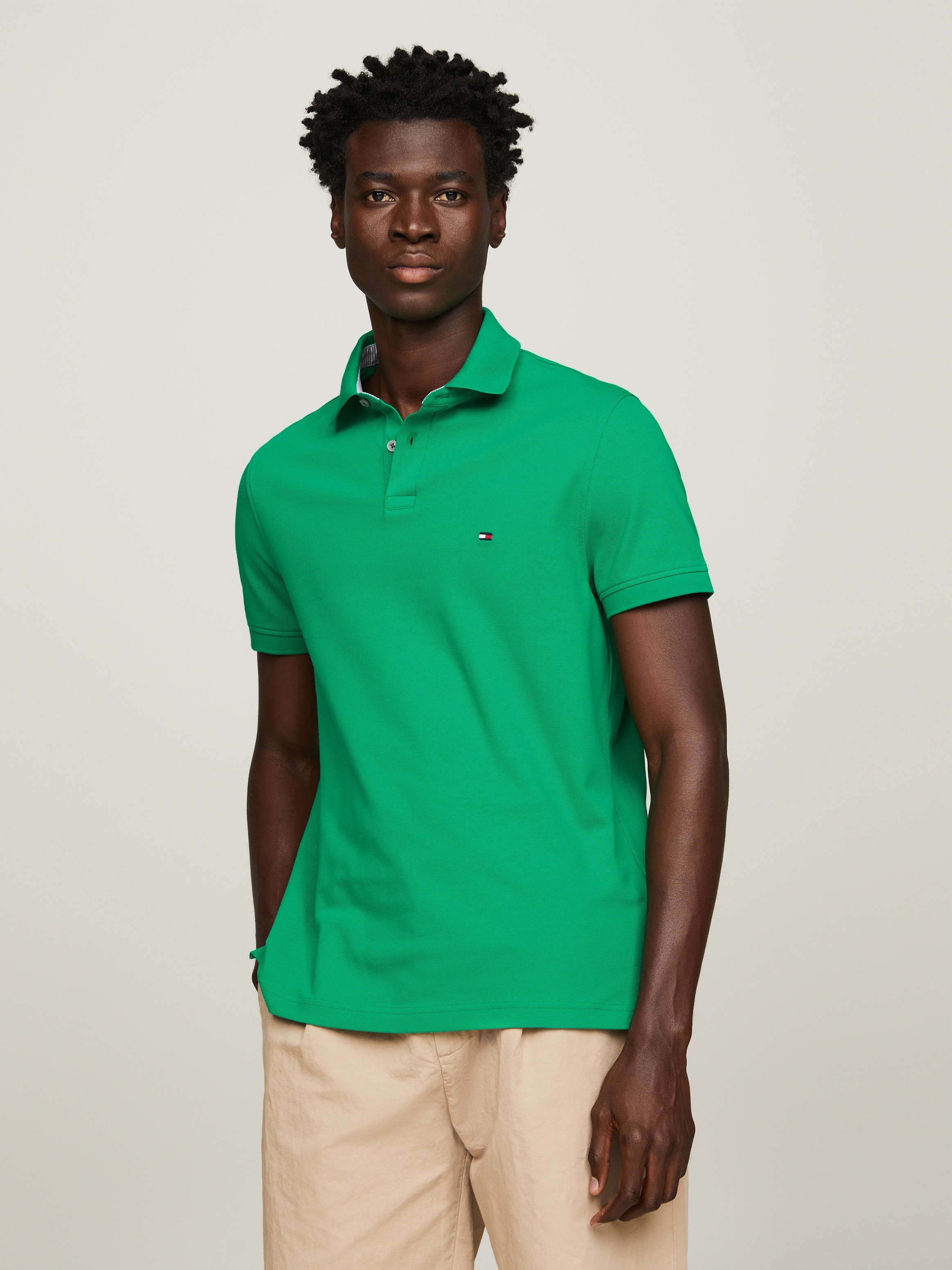Tommy Hilfiger Poloshirt "1985 REGULAR POLO mit Kontraststreifen und Knopfl günstig online kaufen