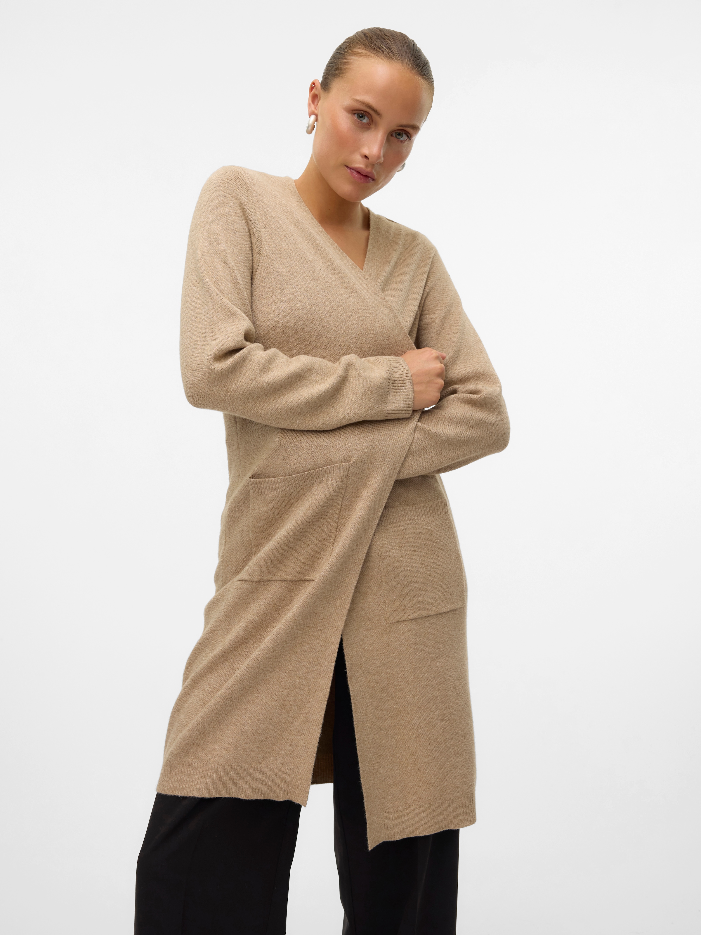 Vero Moda Longstrickjacke VMSABA LS POCKET COATIGAN GA NOOS günstig online kaufen