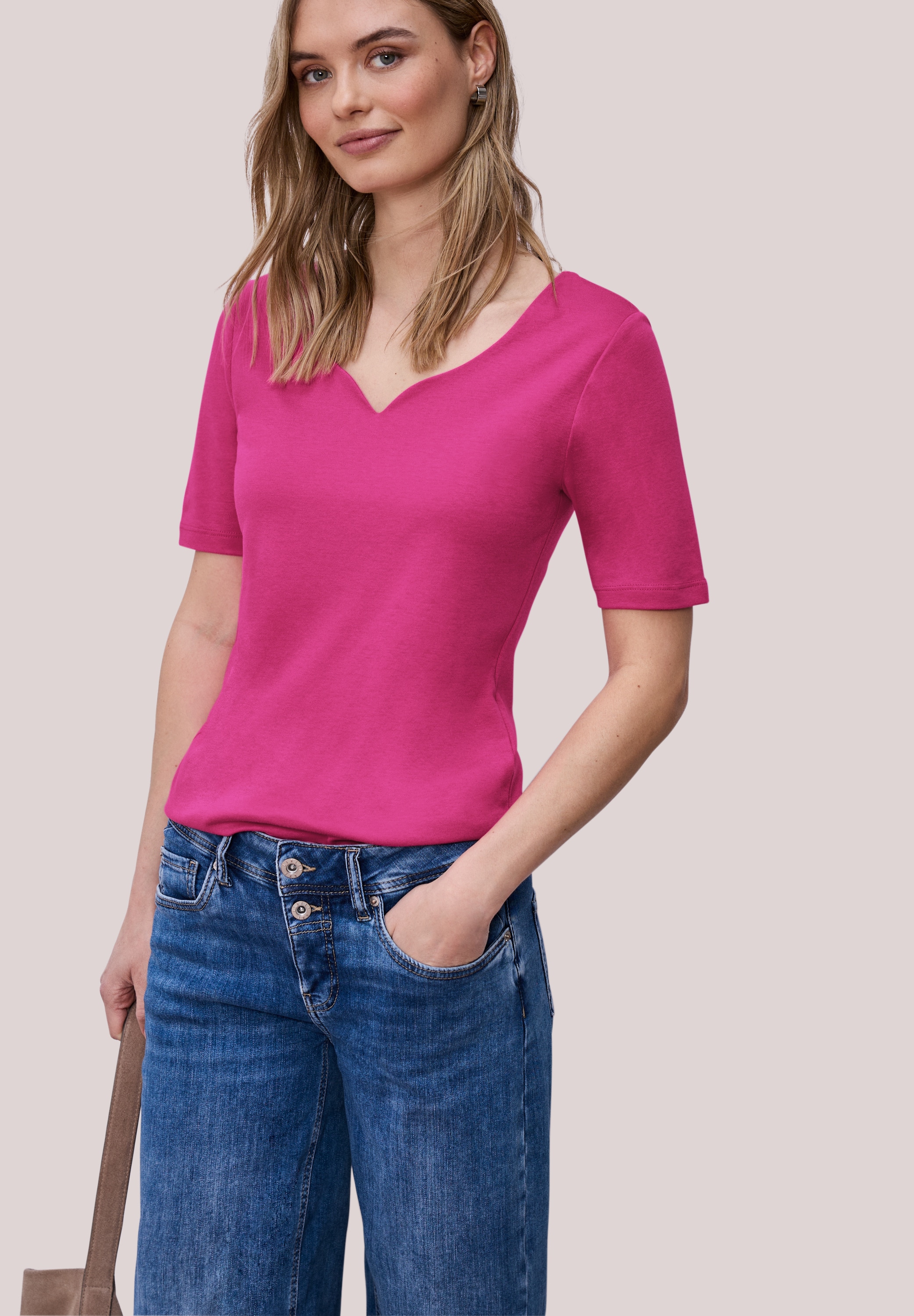 STREET ONE T-Shirt Jersey günstig online kaufen