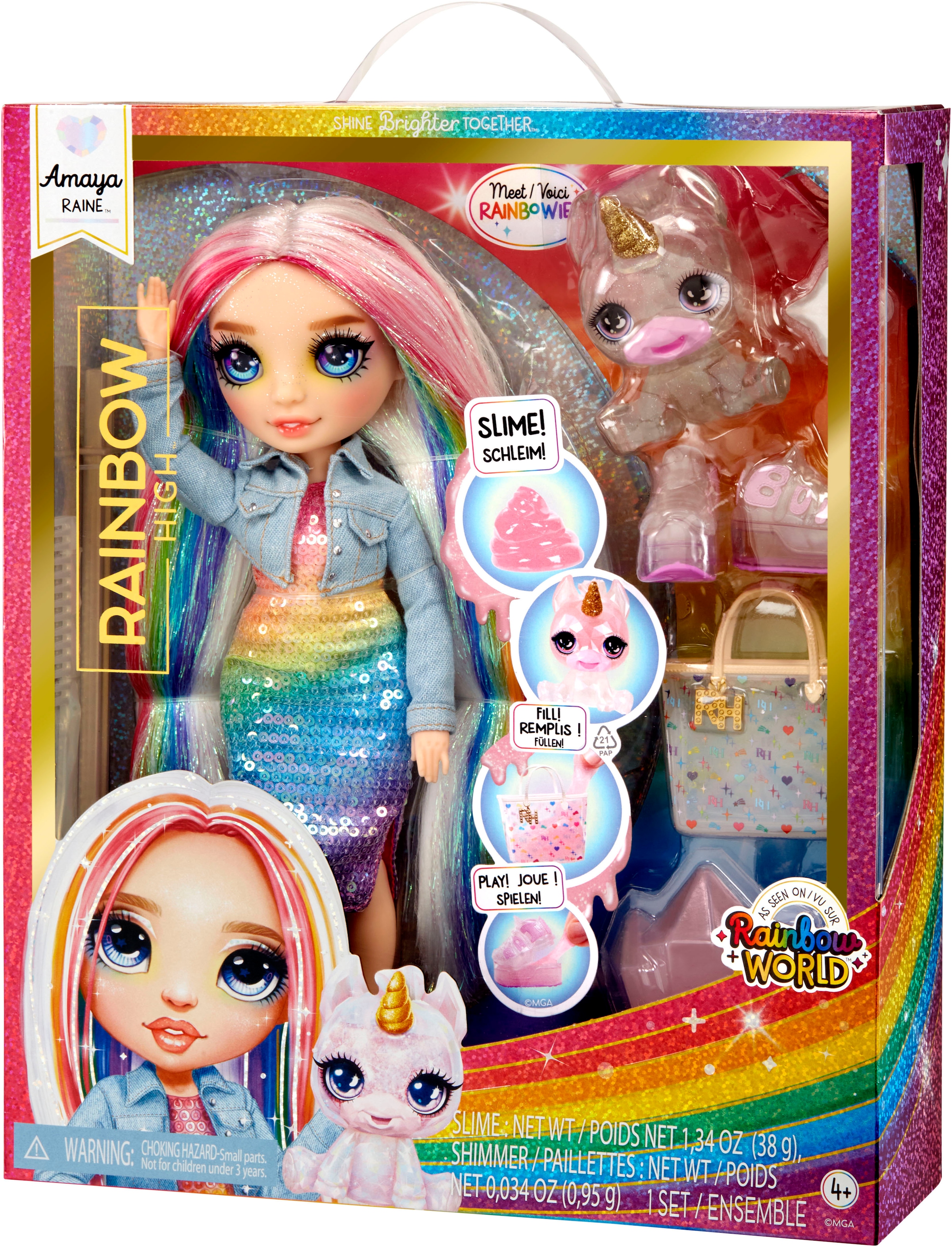 RAINBOW HIGH Anziehpuppe »Classic Rainbow Fashion Doll - Amaya (rainbow)«