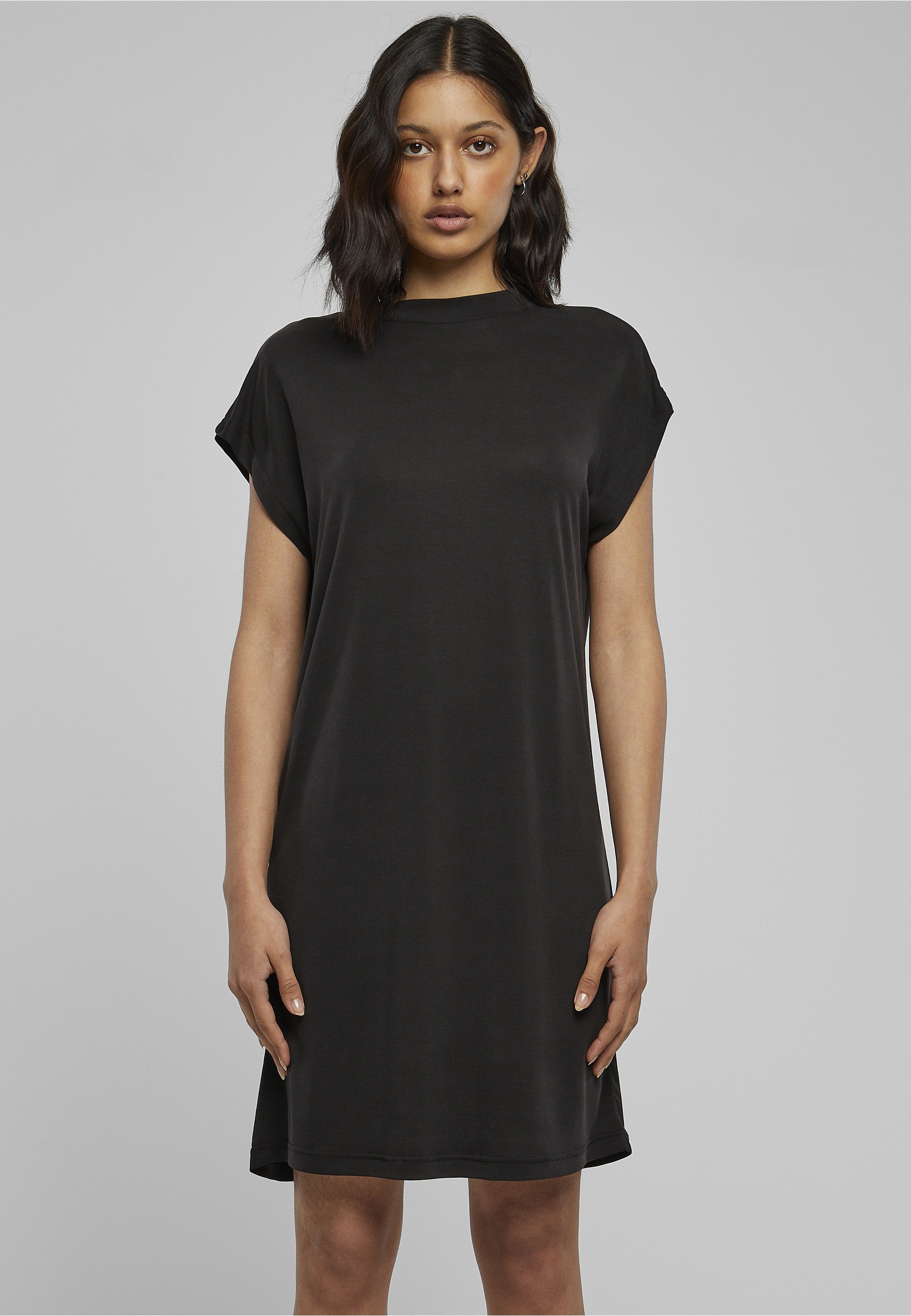 URBAN CLASSICS Shirtkleid »Urban Classics Damen Ladies Modal Dress« 1 Stk. tlg.