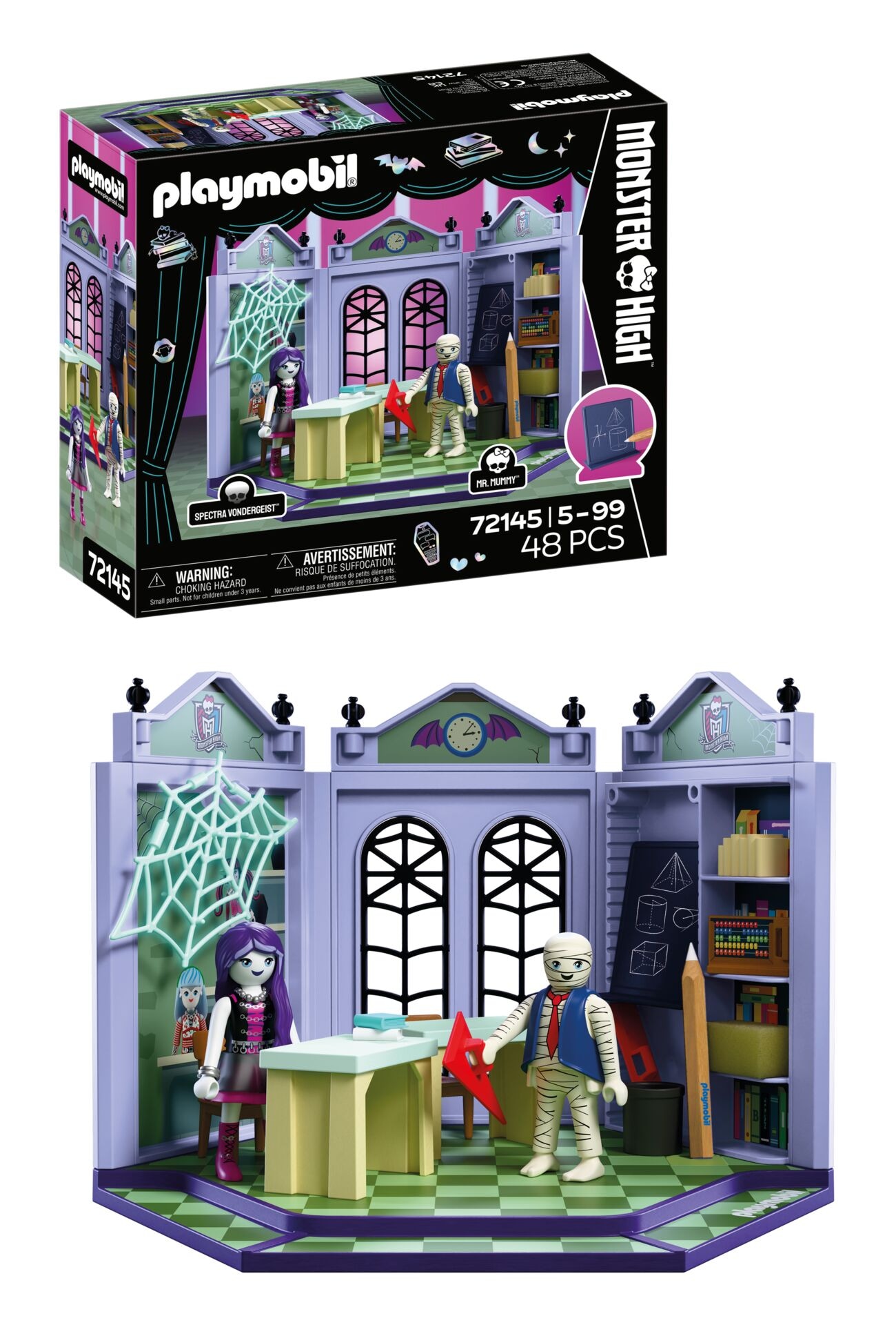 Playmobil® Konstruktions-Spielset »KlassenzimmerTM (72145), Monster High™« Made in Europe