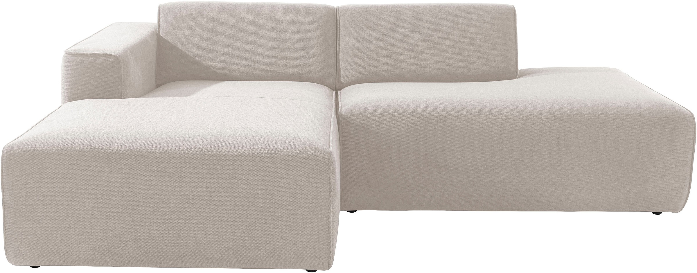 Home affaire Ecksofa "Noord mit Kedernaht, Breite 227 cm, L-Form" Cord, Str günstig online kaufen