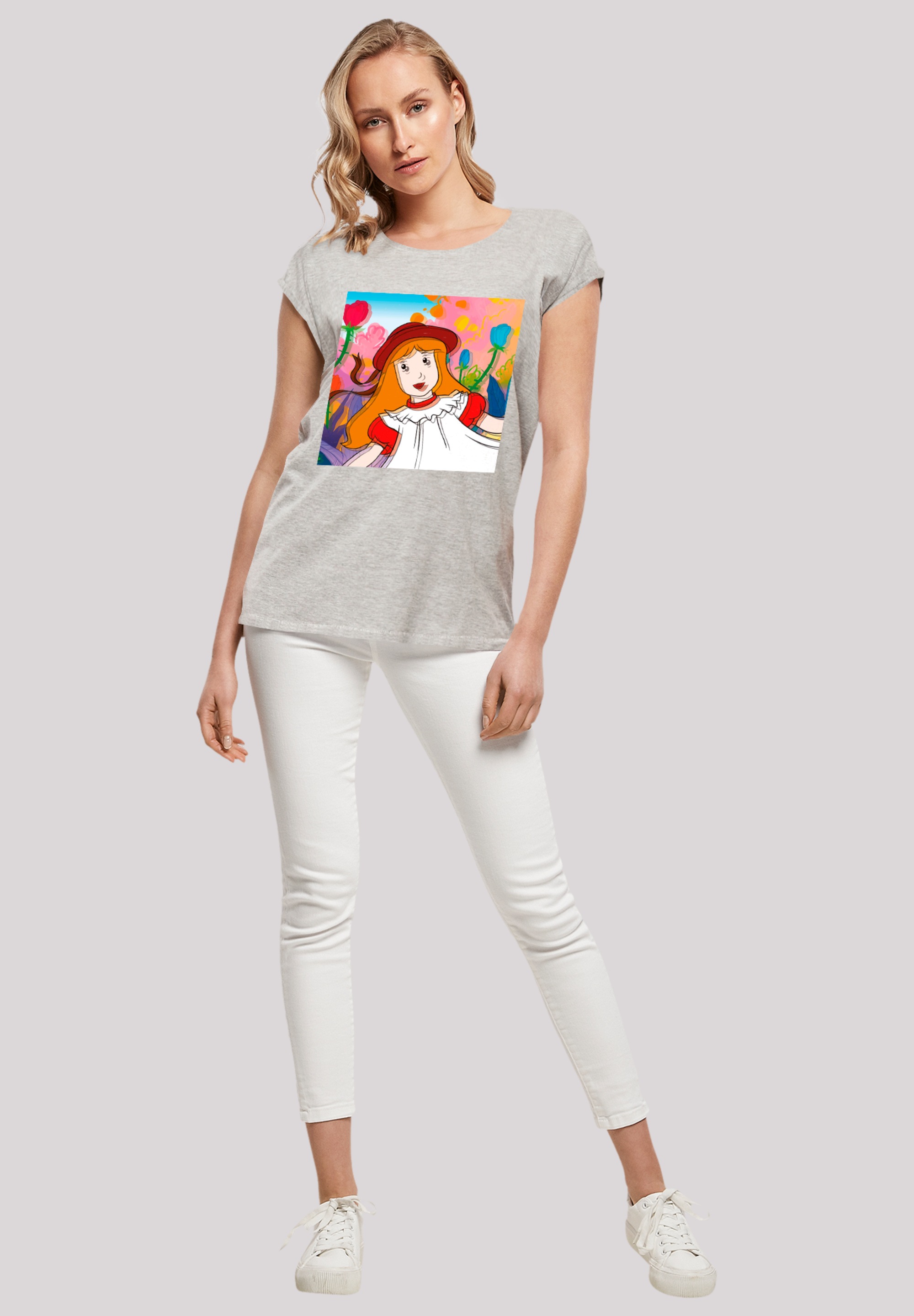 F4NT4STIC T-Shirt »Alice im Wunderland Double Alice«, Retro, Heroes of Childhood, TV Serie
