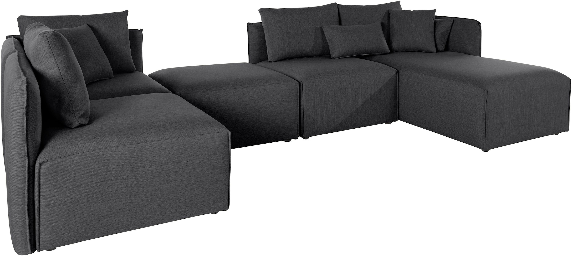 OTTO home Wohnlandschaft "Nöre U-Form" 5 Teile, in vielen Bezugsqualitäten günstig online kaufen