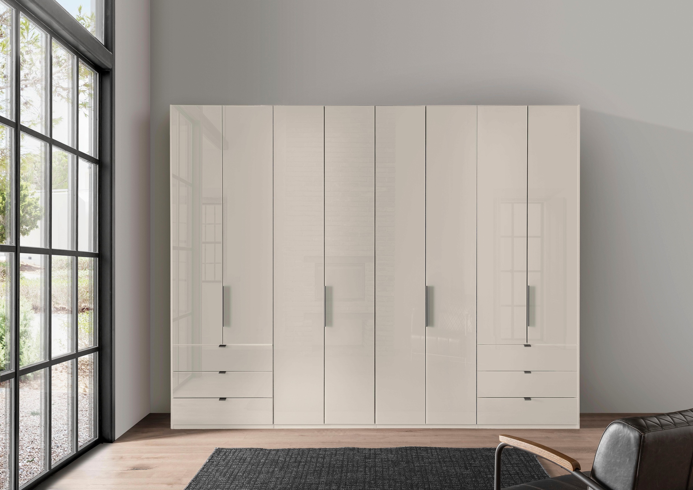 WIEMANN Falttürenschrank "Ohio, Kleiderschrank, Schrank, Garderobe, mit Sch günstig online kaufen