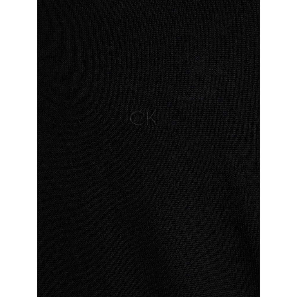 Calvin Klein Strickpullover »MERINO VNECK SWEATER«