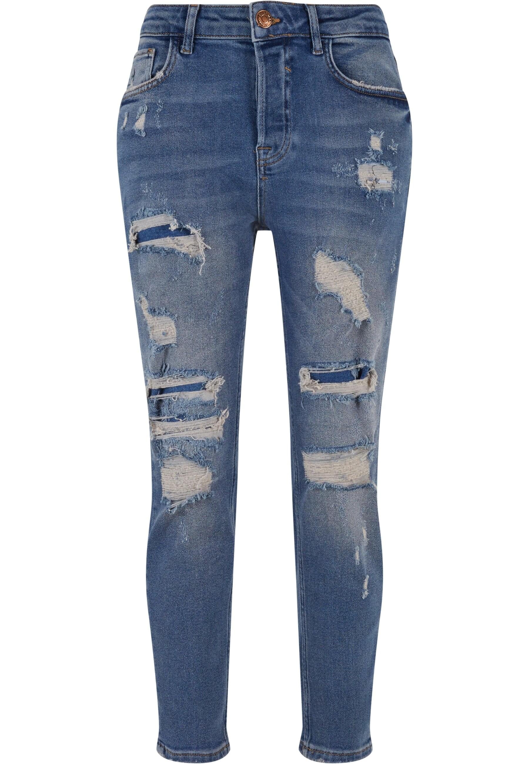 2Y Studios Bequeme Jeans "2Y Studios Herren 2Y Destroyed Skinny Cropped Denim"