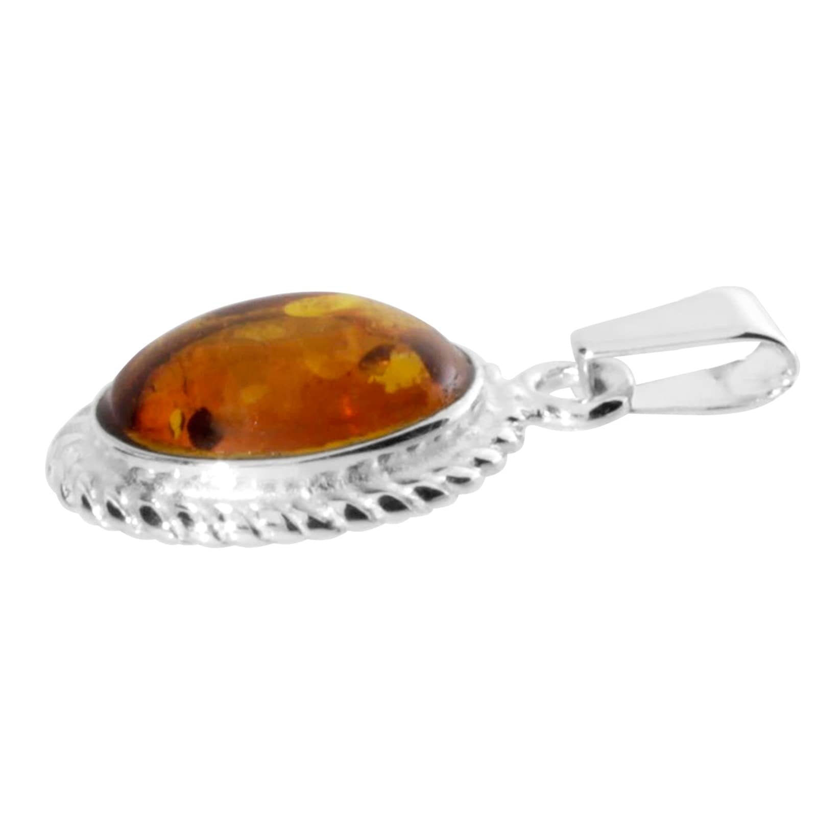 OSTSEE-SCHMUCK Kettenanhänger »- Julie - Silber 925/000 - Bernstein«