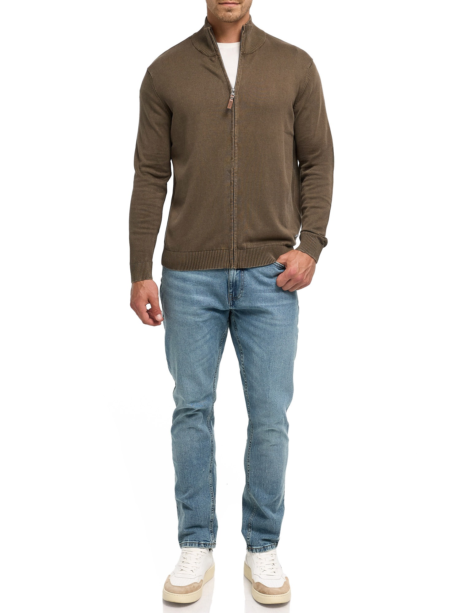 Indicode Strickjacke »INArkmill cardigan« Baumwolle, regular fit