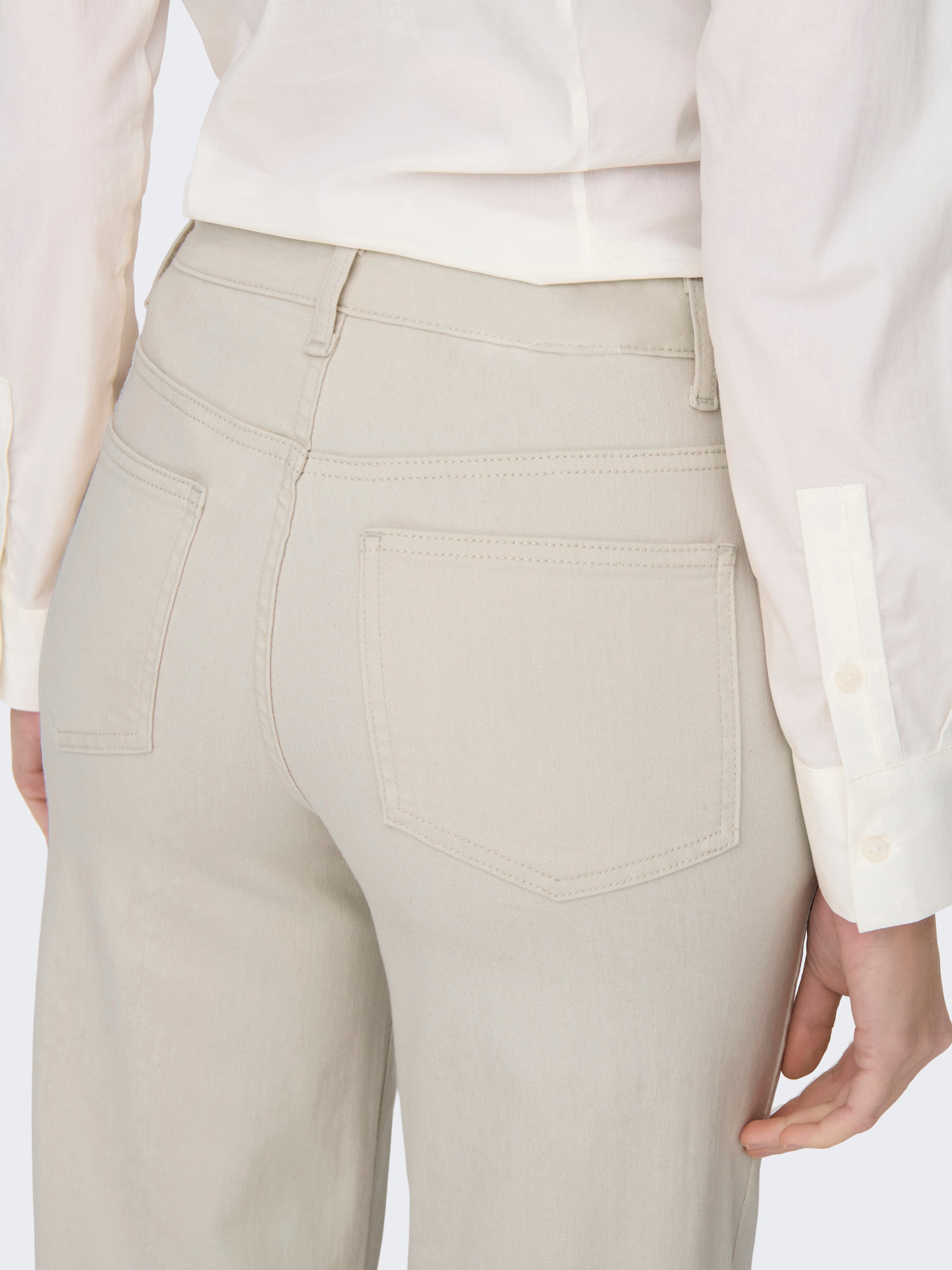 Thumbnail - ONLY "ONLMADISON BLUSH HW WIDE DNM CRO NOOS"