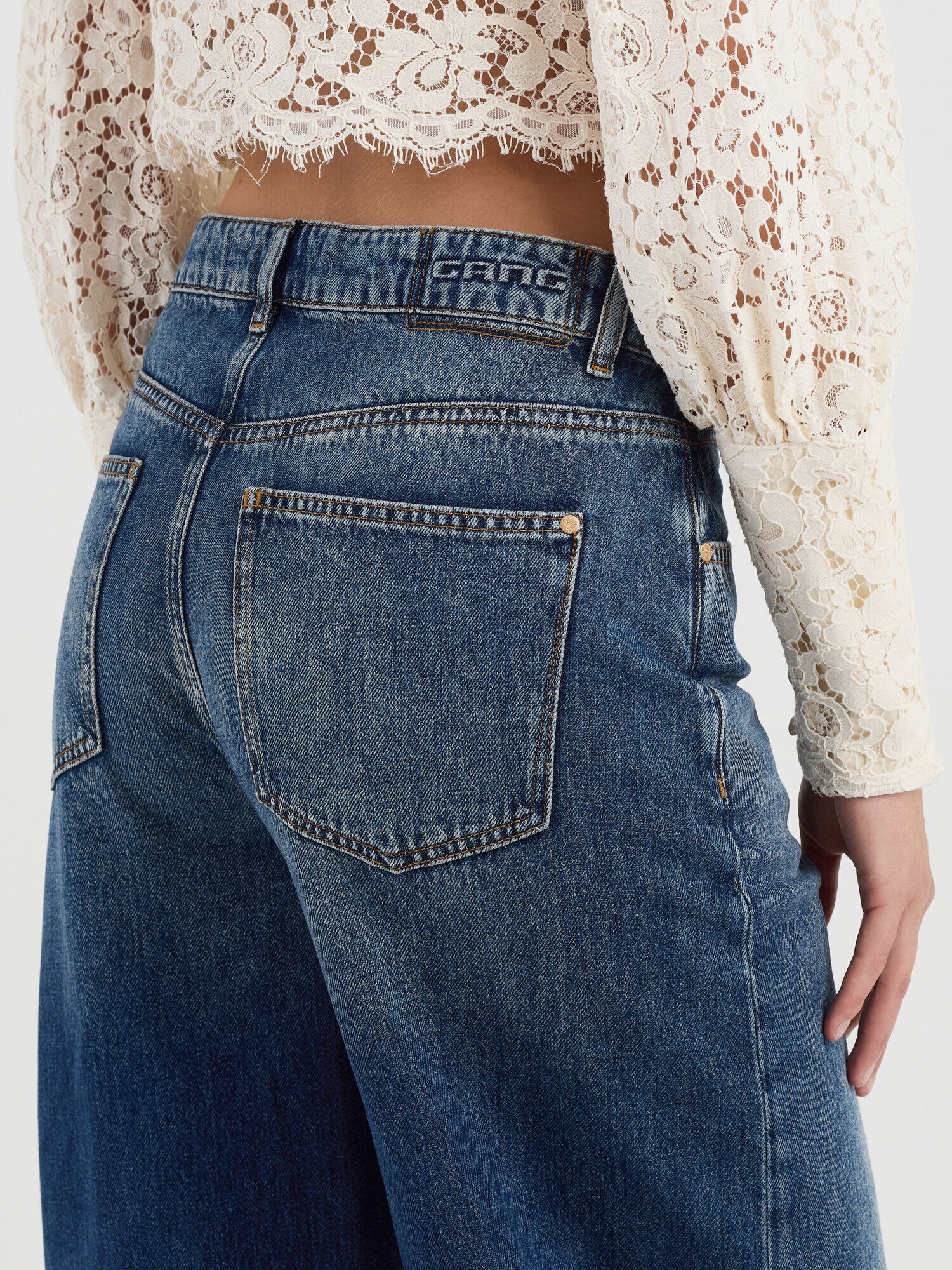 GANG 5-Pocket-Jeans »94SARINA LONG« mit authentischer Waschung