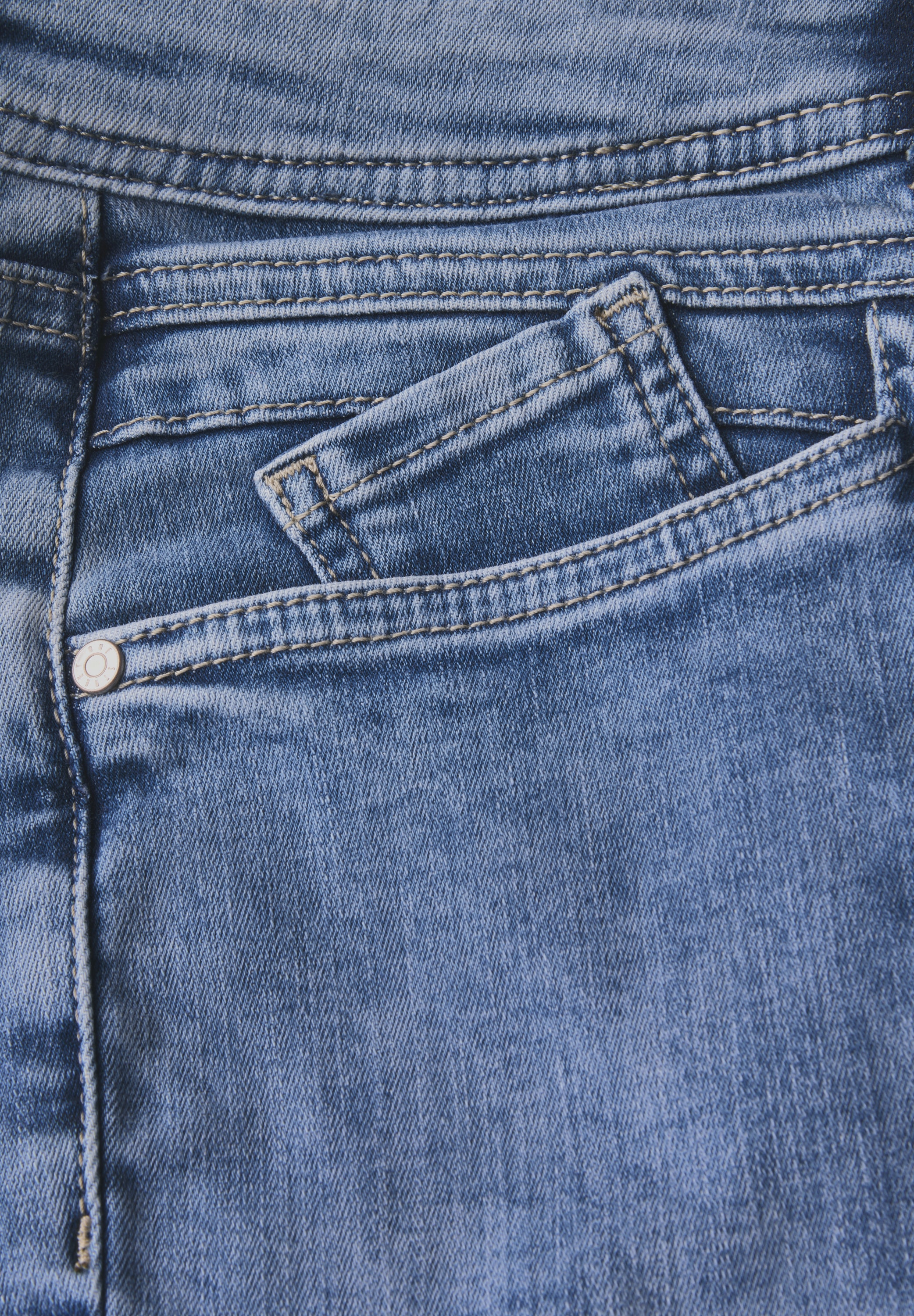 STREET ONE Slim-fit-Jeans, Middle Waist